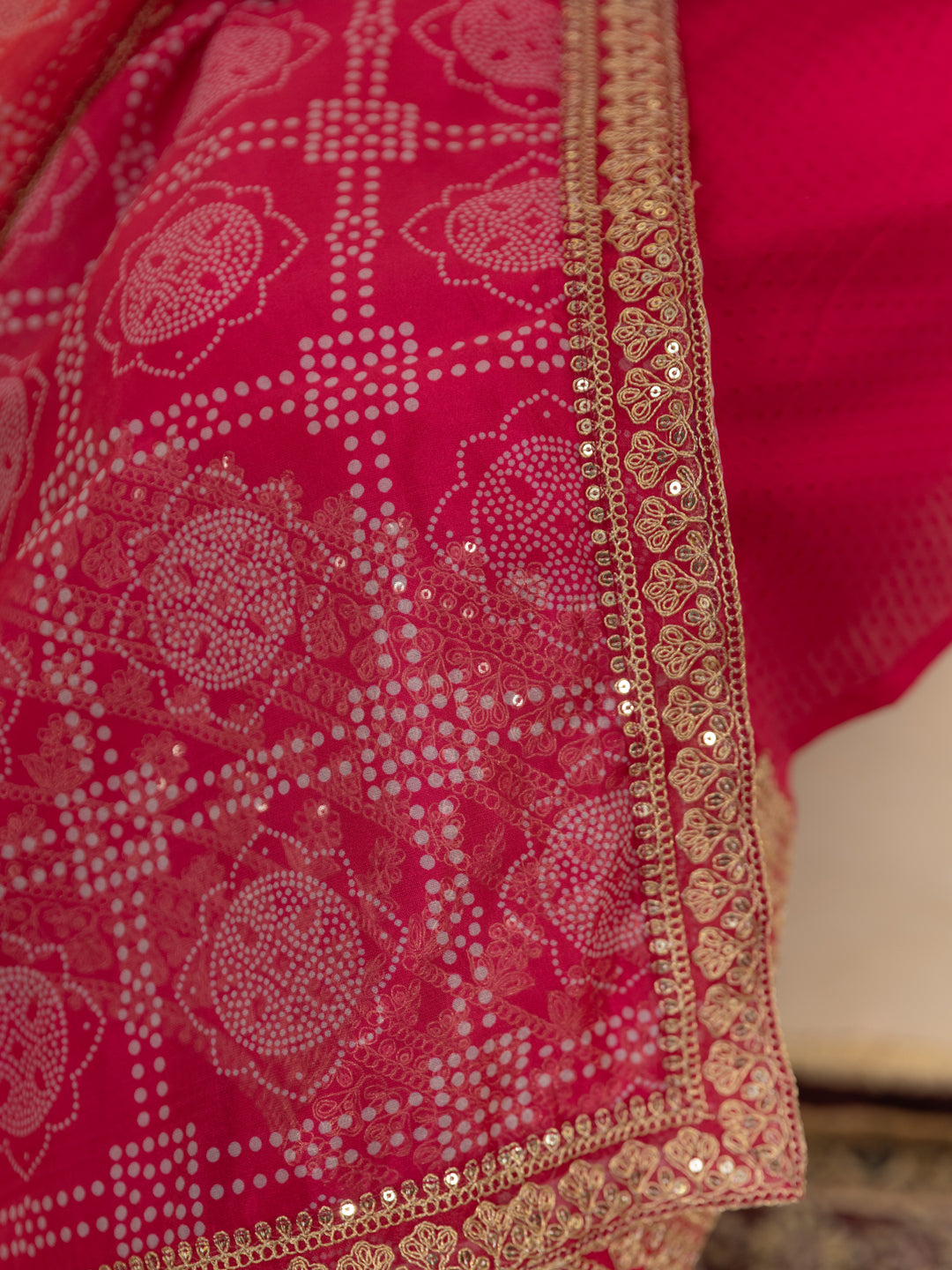 Prakriti Pink Kurta and Pant Dupatta Sets Silk Blend Fabrics with Embroidery