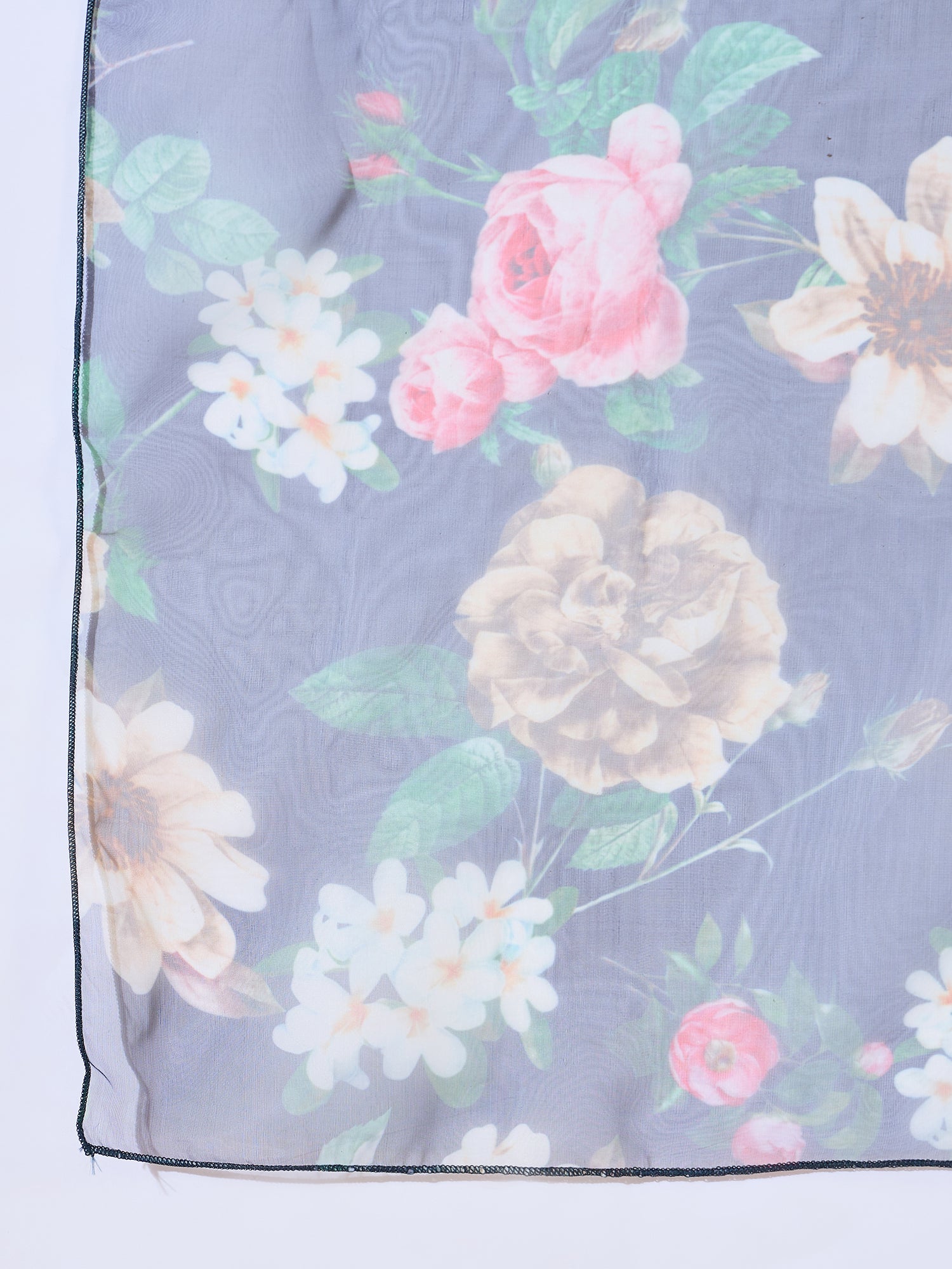 Neelangi Blue Women Kurta and Leggings Duppata Set Chanderi Modal Butti