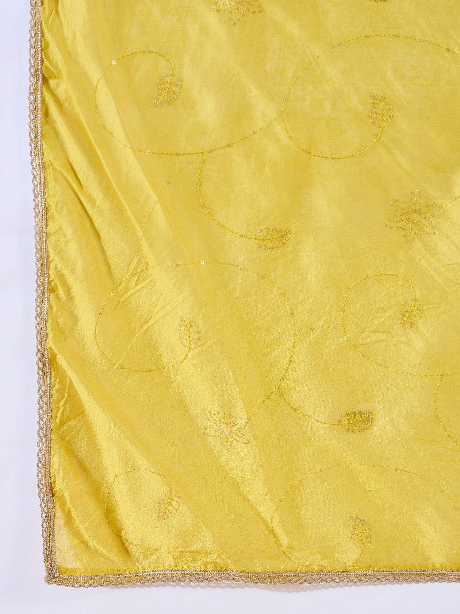 Devangi green Women Kurta and Pant Sets Silk Blend Fabric