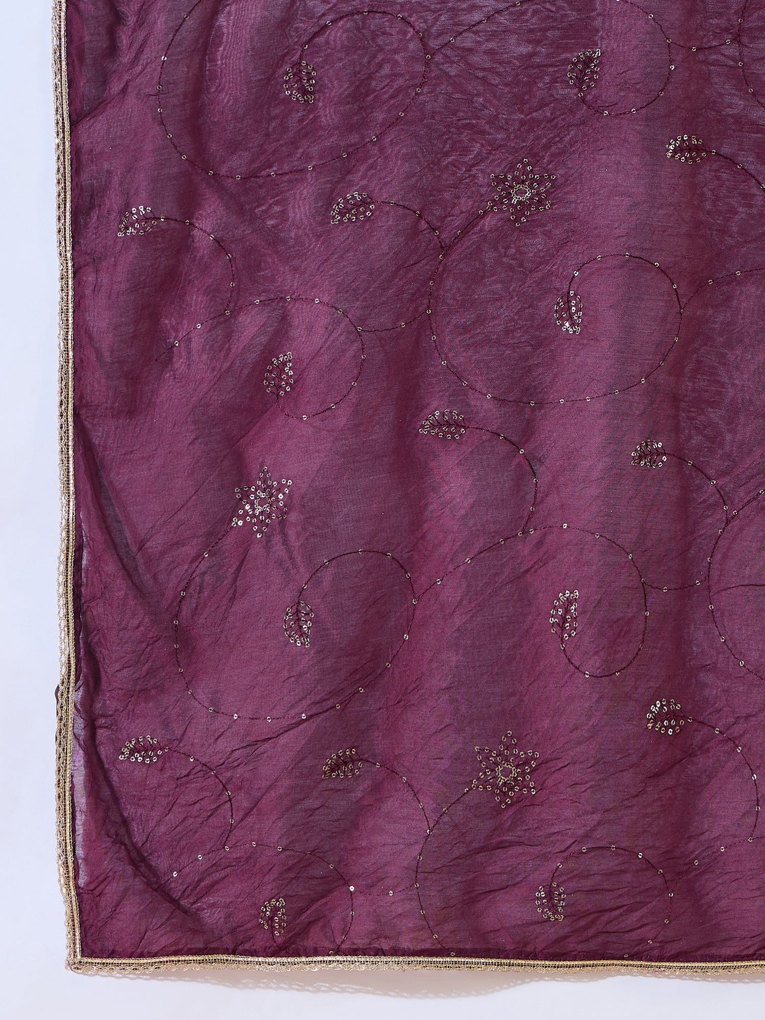 Suhasini lavender Women Kurta and Pant Sets Silk Blend Fabric