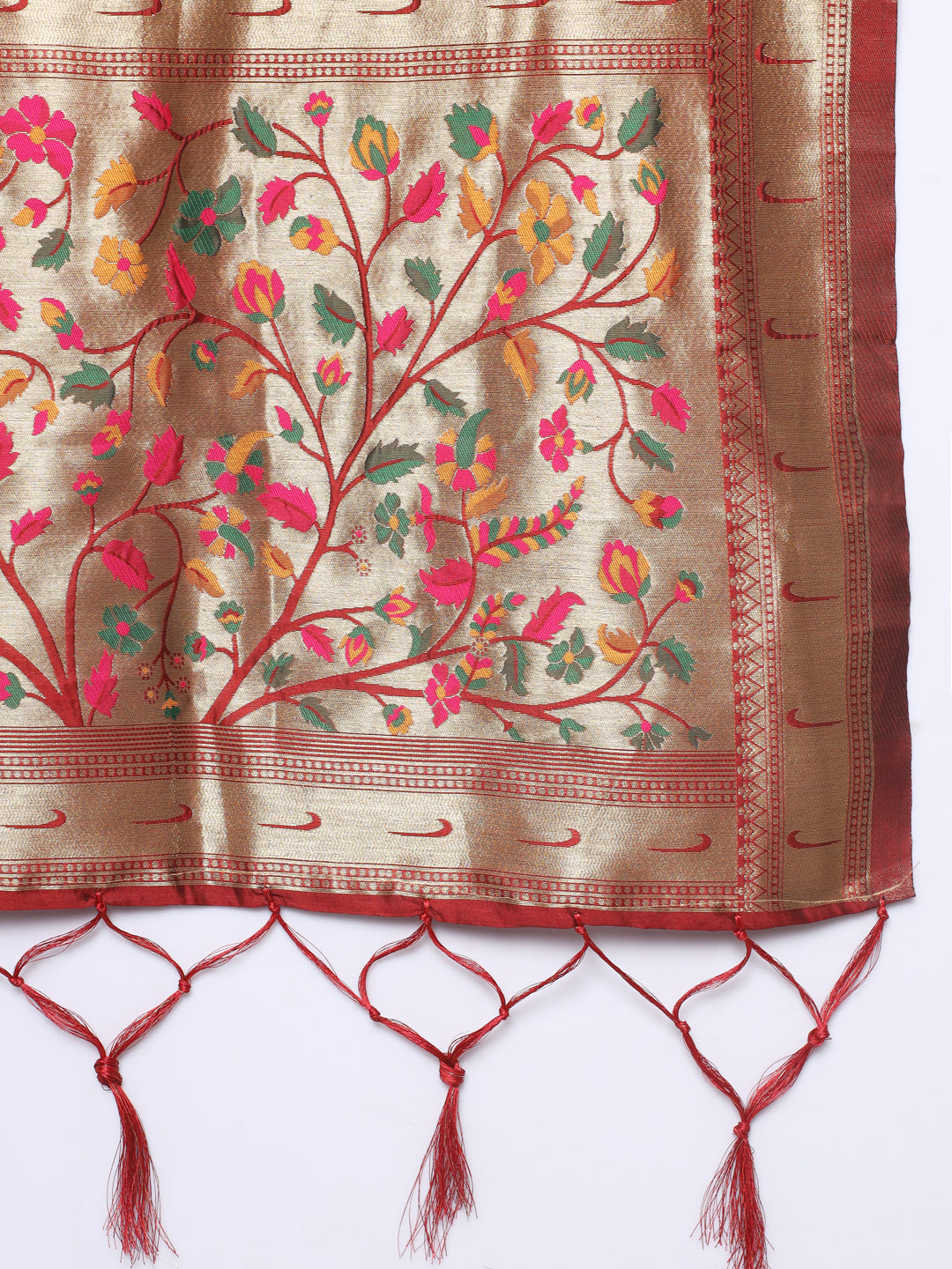 Simran Cotton Silk Jacquard Kurta Pant With Banarasi Silk dupatta