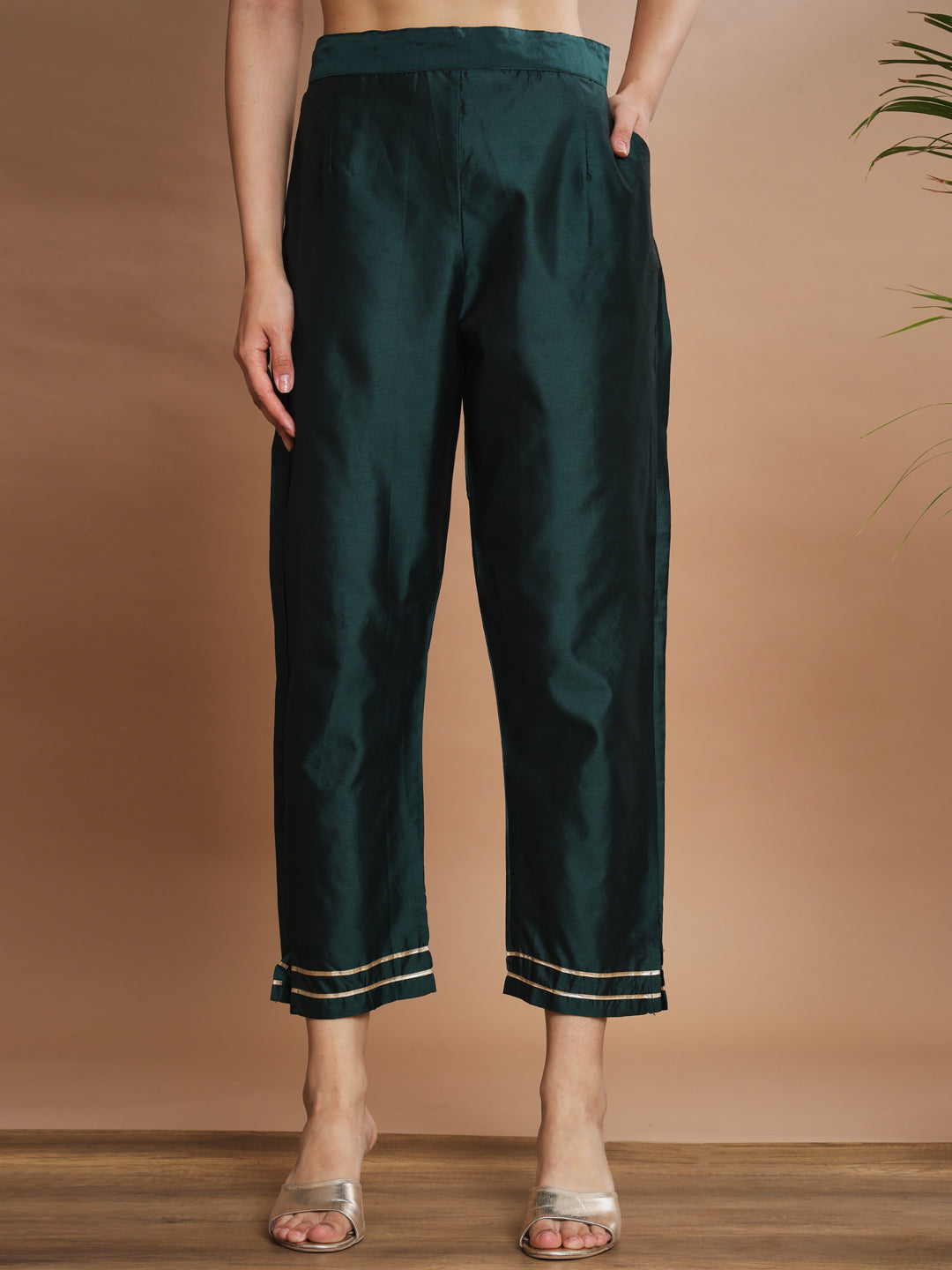 Chandrika Cotton Silk Jacquard Kurta Pant With Banarasi Silk dupatta