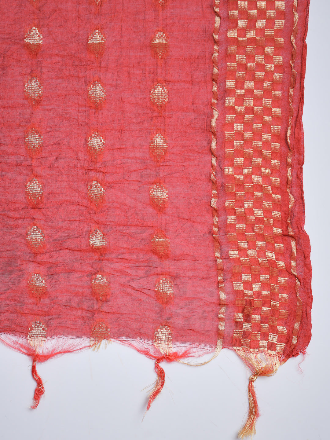 Chandrika Cotton Silk Jacquard Kurta Pant With Banarasi Silk dupatta