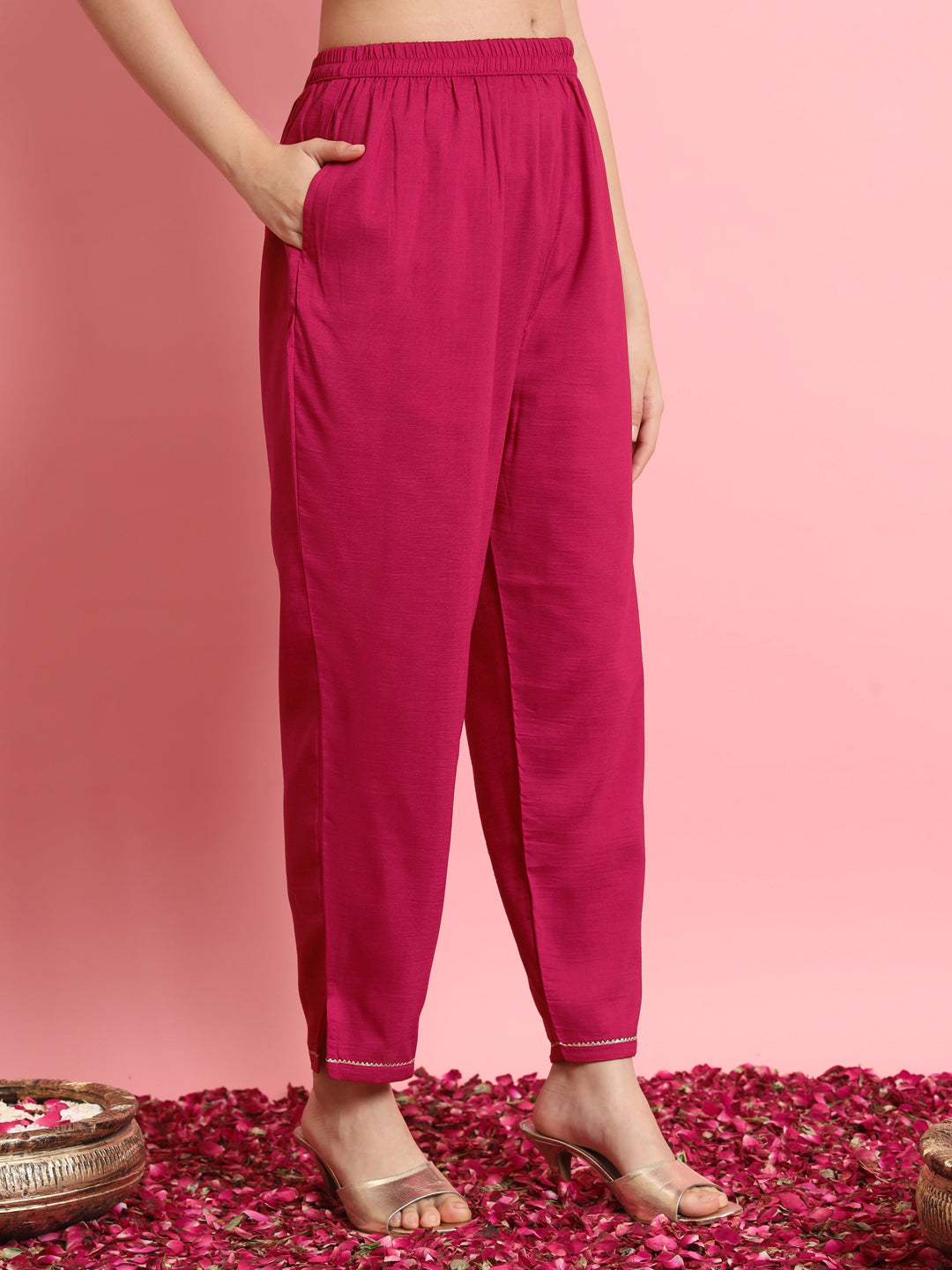 Twisha  Silk Blend Dori Embroidered Kurta Set