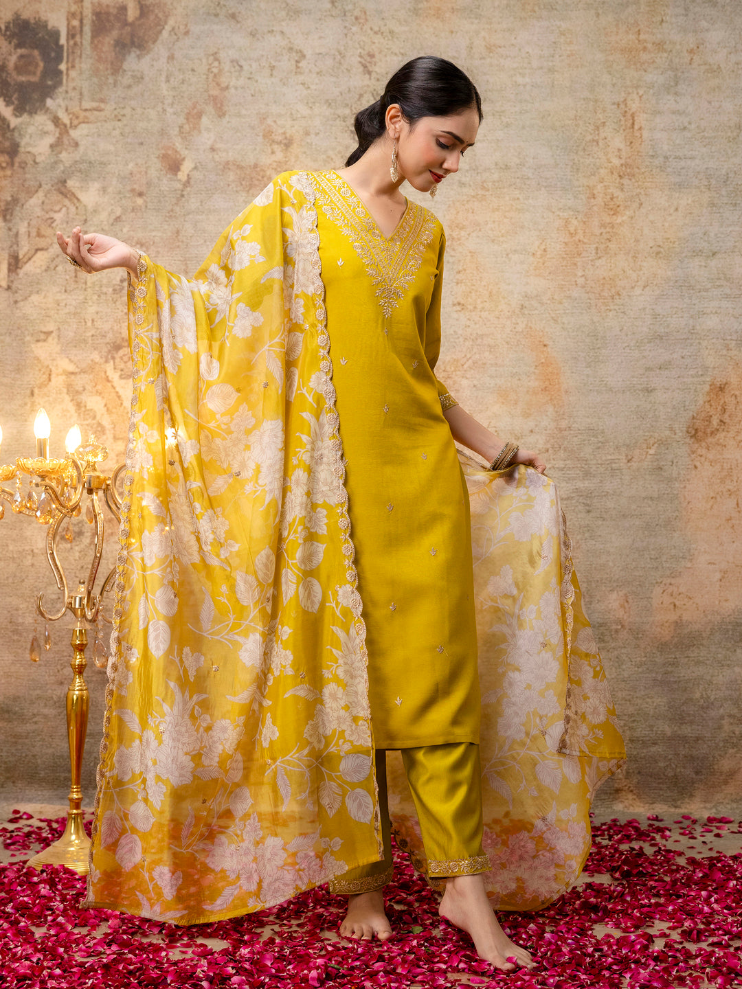 Bani Women Kurta and Pant Sets Viscose Rayon Fabric Suits