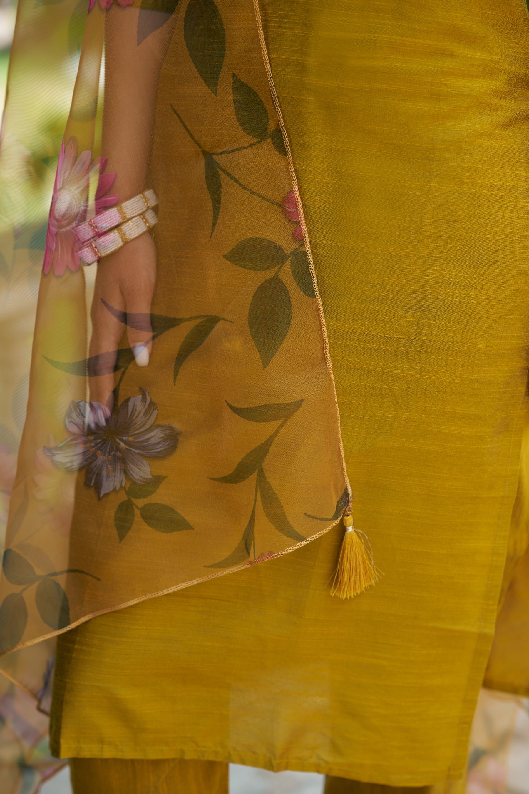 Astitva Women Kurta and Pant Sets Cotton Silk Fabric