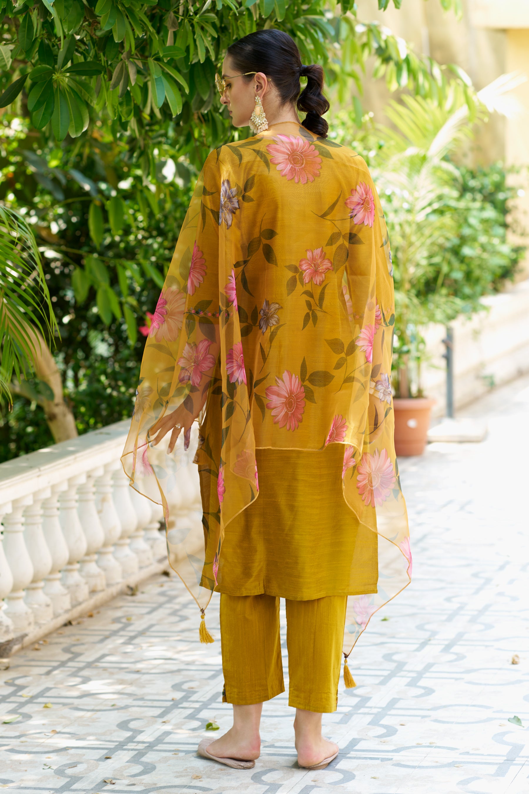 Astitva Women Kurta and Pant Sets Cotton Silk Fabric