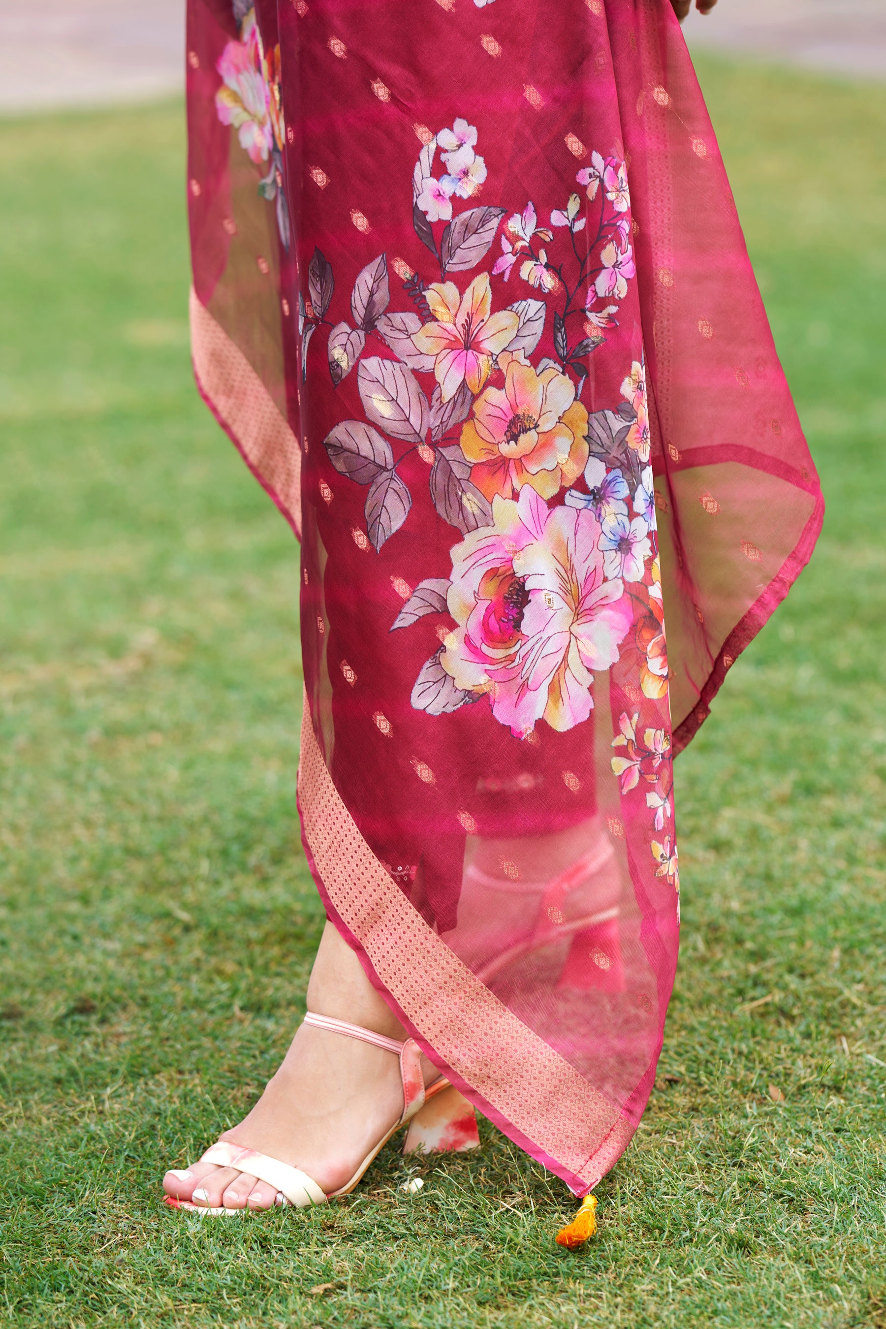 Kesarika Women Kurta and Pant Sets  Viscos Roman Silk Fabric