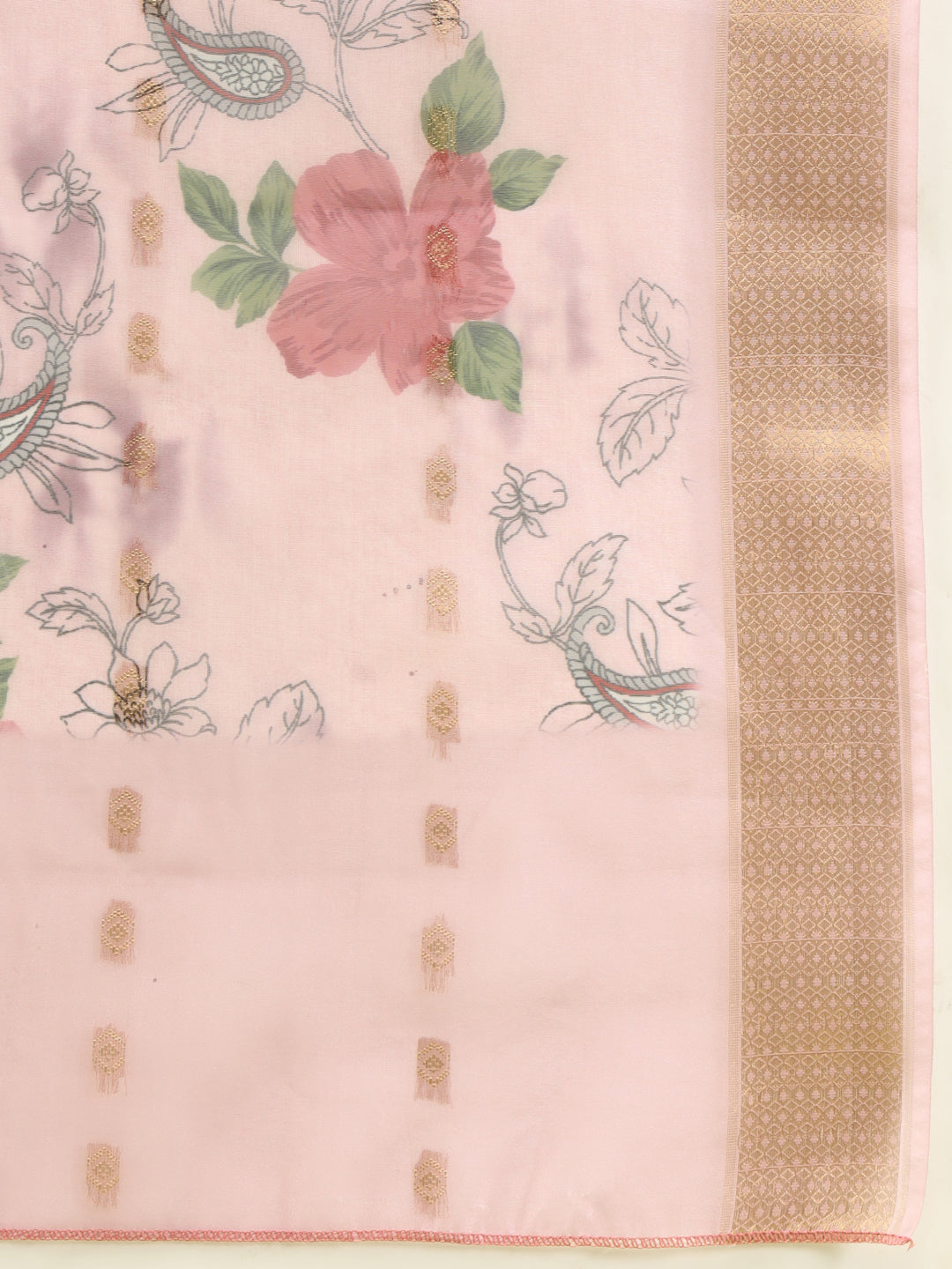 Bhanita  Women Kurta and Trousers Pant Set Silk Blend