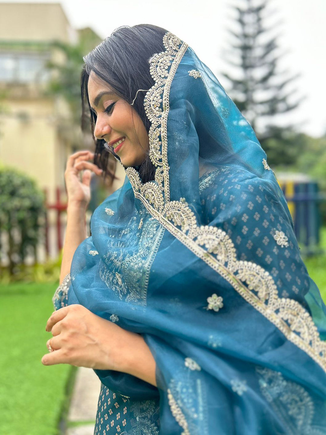 Shagun Women Kurta and Pant Sets Muslin Print Fabric