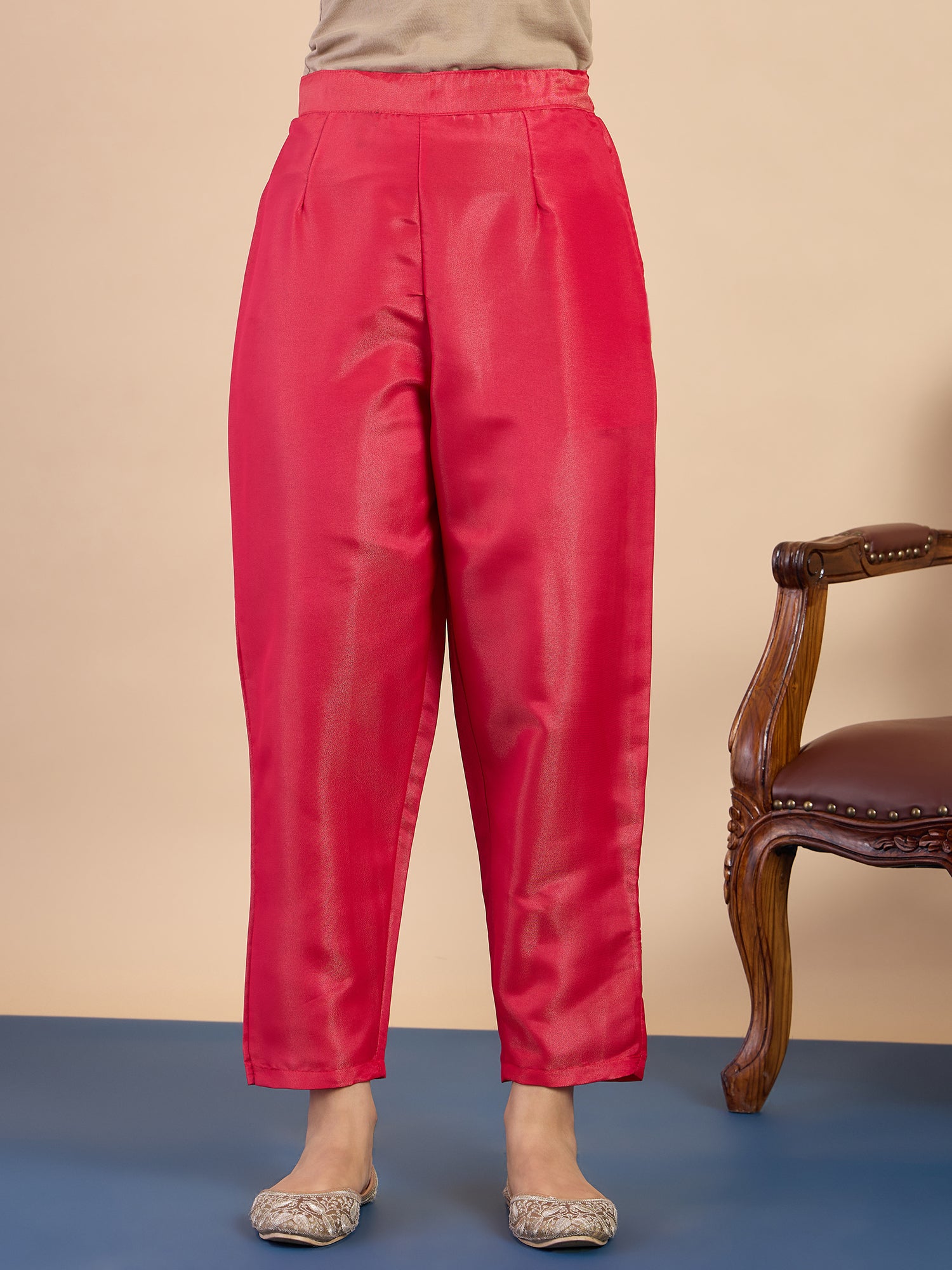 Ariya Pink Women's Designer Kurta Pant Set Premium Pattern Collection