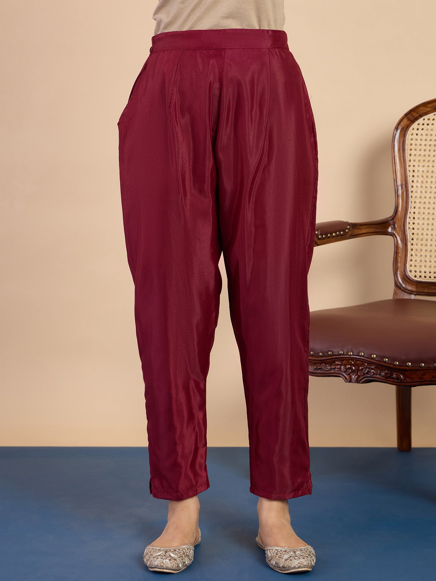 Modern Grey Ethnic Premium Kurta Pant Set