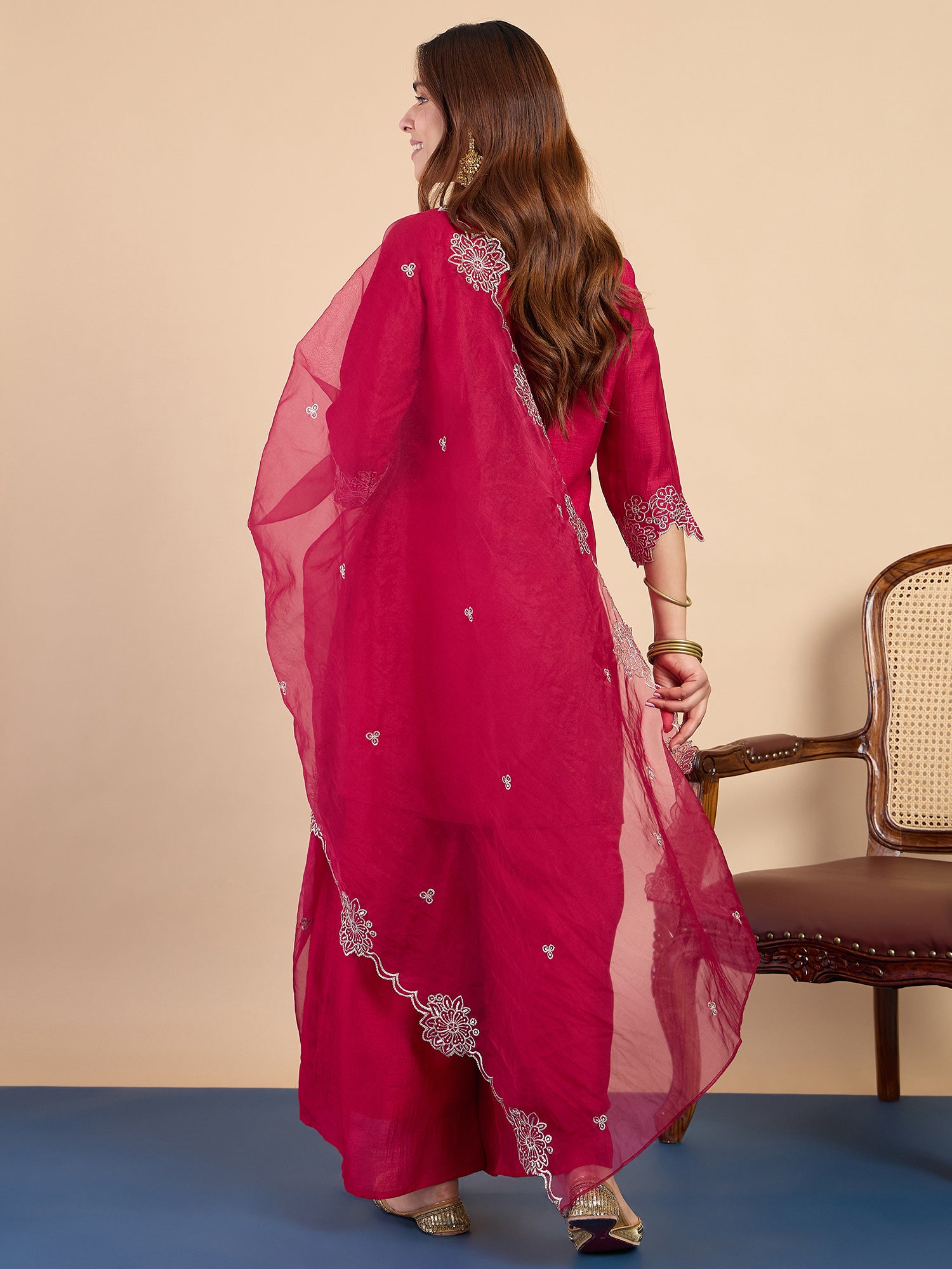 Pankhuri Rani Women's Designer Kurta Pant Set Premium Pattern Collection