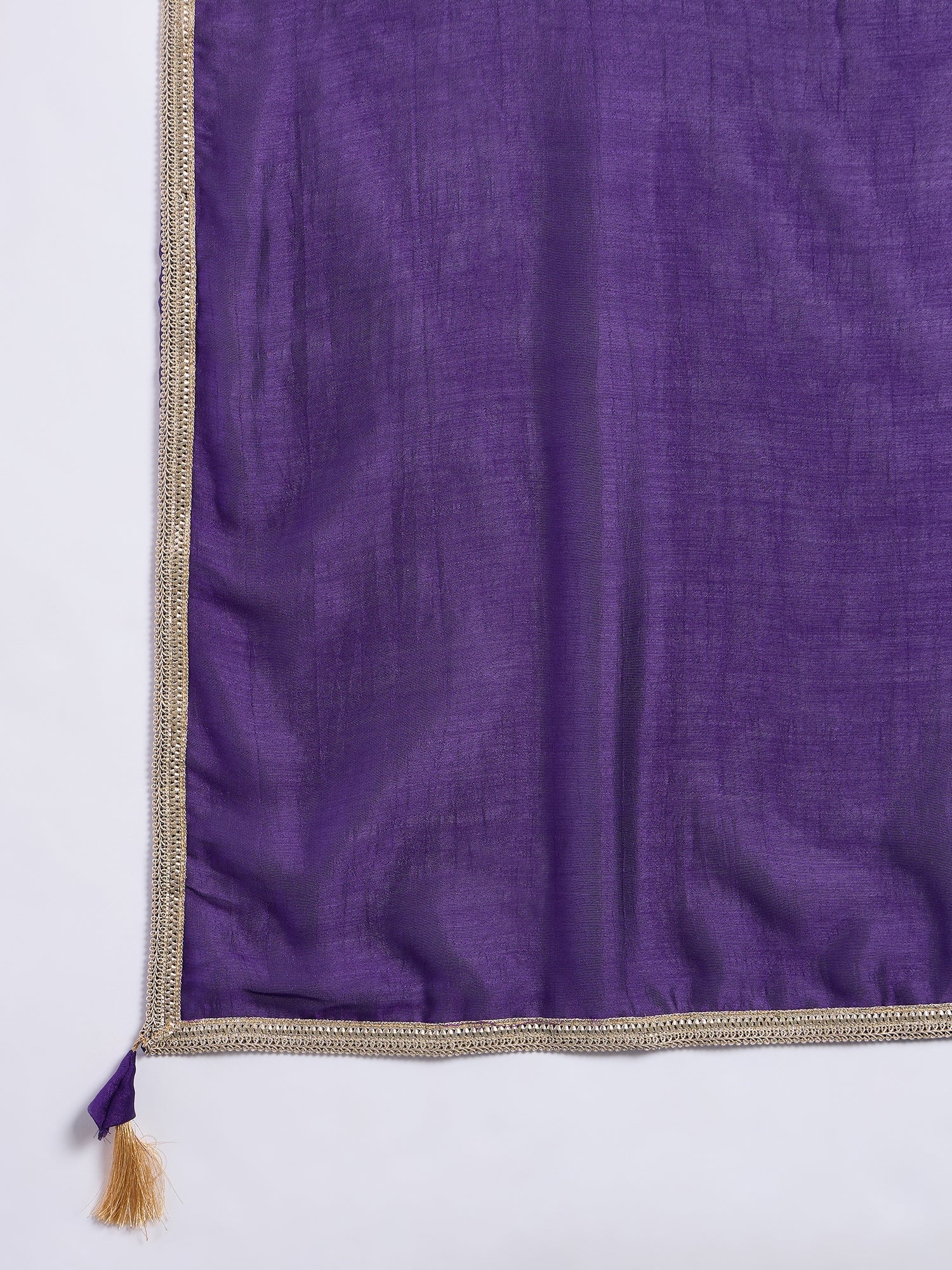Premium Purple Embroidered Kurta Pant Set