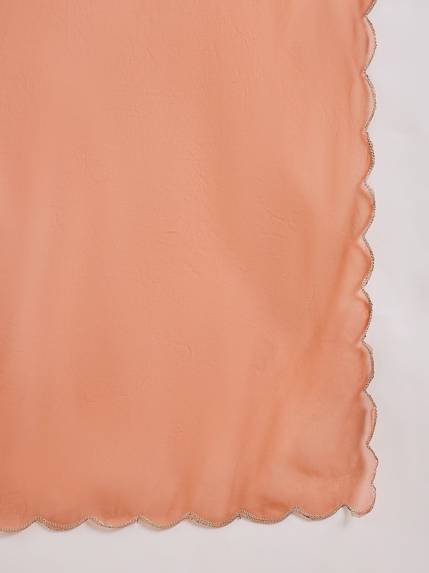 Jayanti Husk Peach Embroidered Silk Blend Anarkali Suit Set With Dupatta