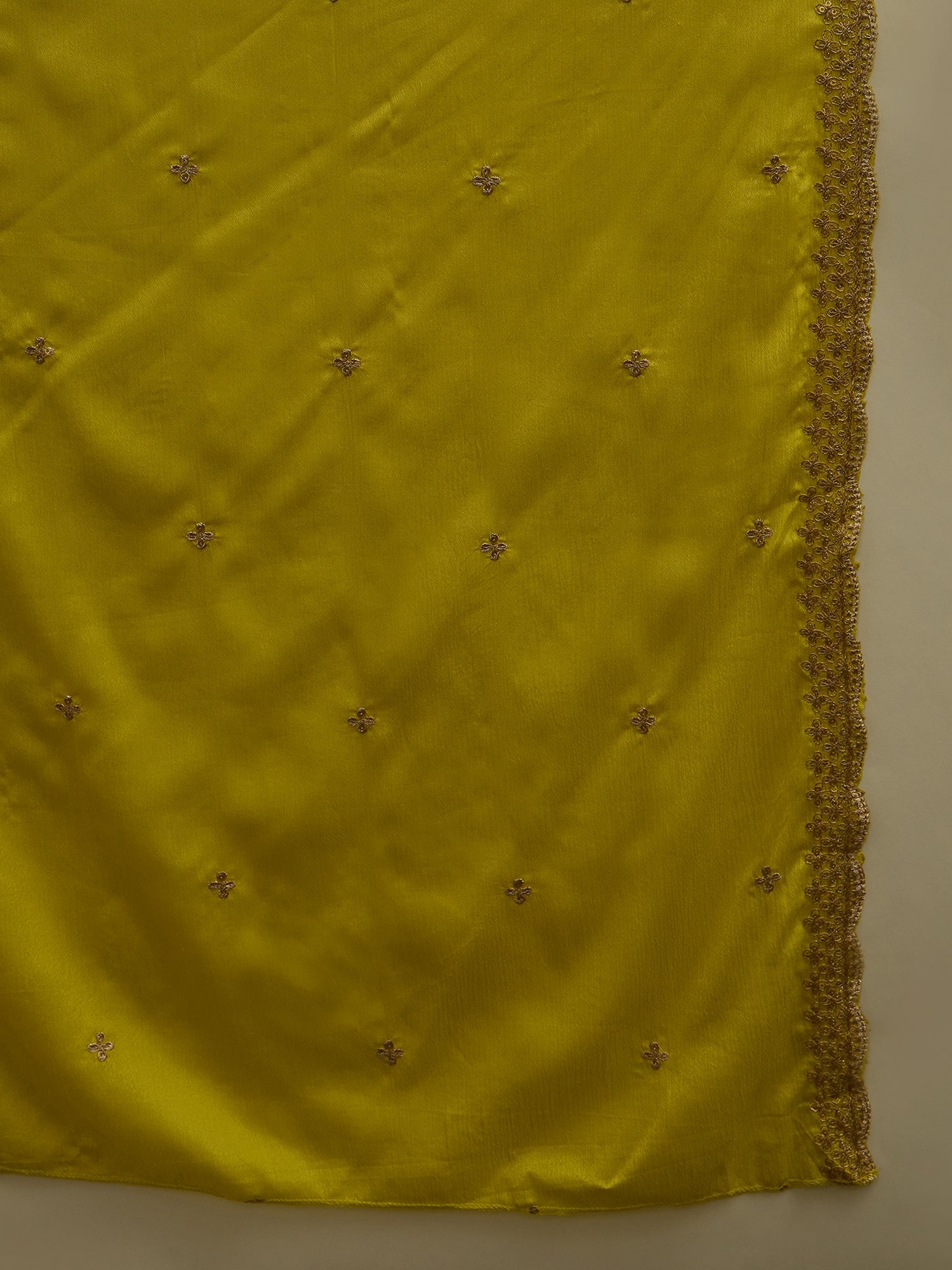 Lalita Lemon Stylish Anarkali Kurta Set Ready to Wear Soft Silk Fabric with Embroidered Dupatta Tailored Fit