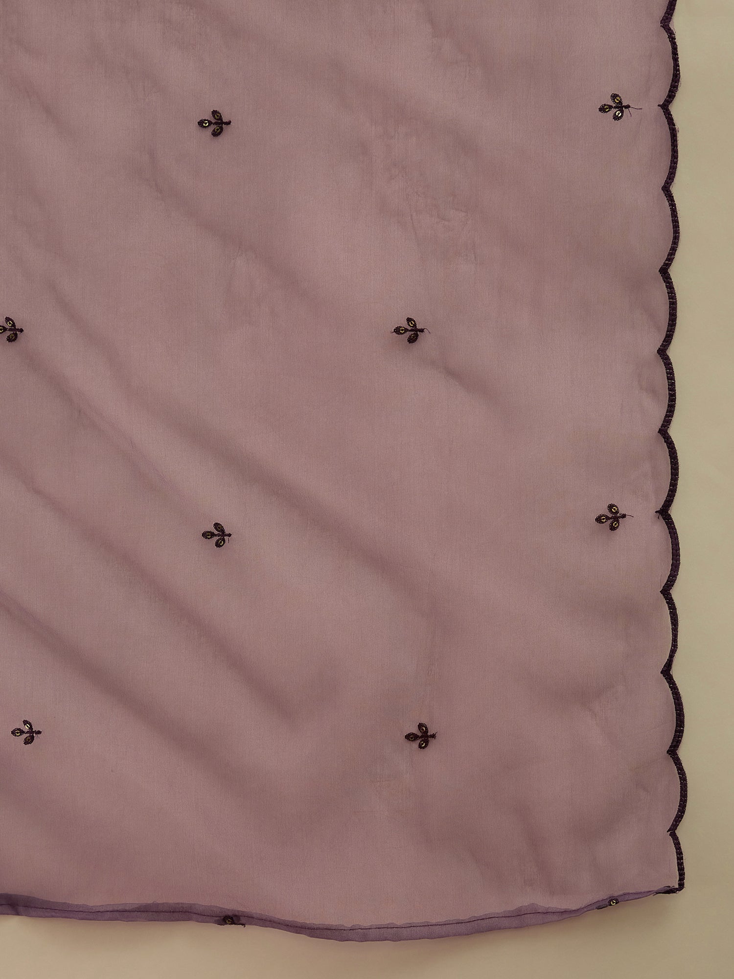 VredeVogel Women Kurta and Pant Sets Chanderi Silk Blend