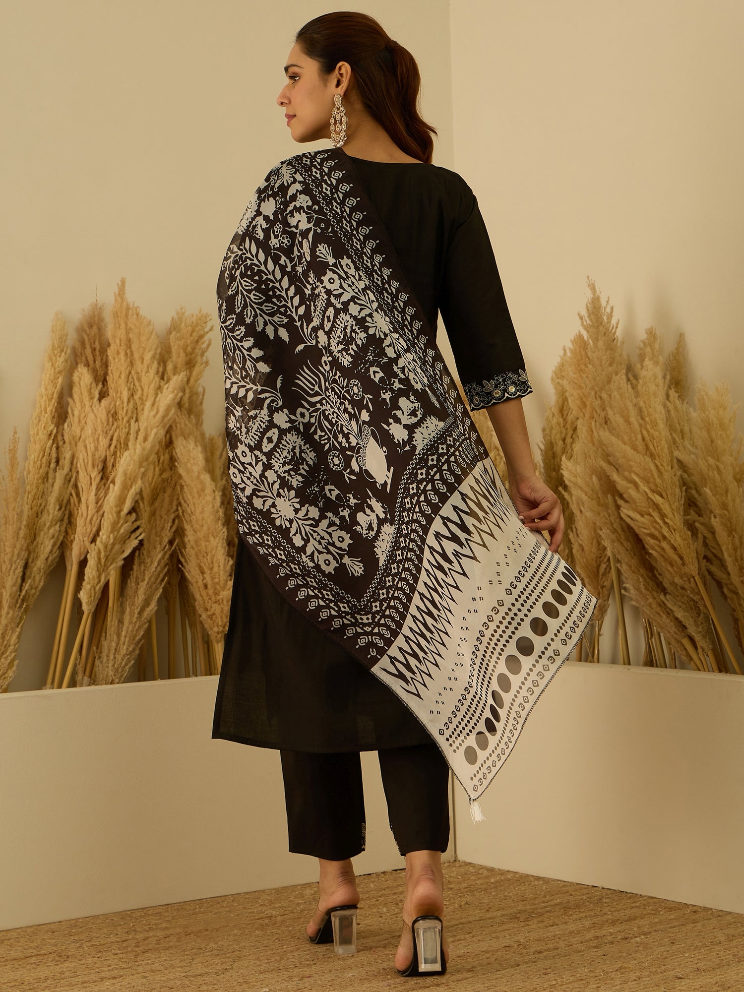 Mandira Silk Blend Organza with Embroidery Kurta and Pant & Dupatta