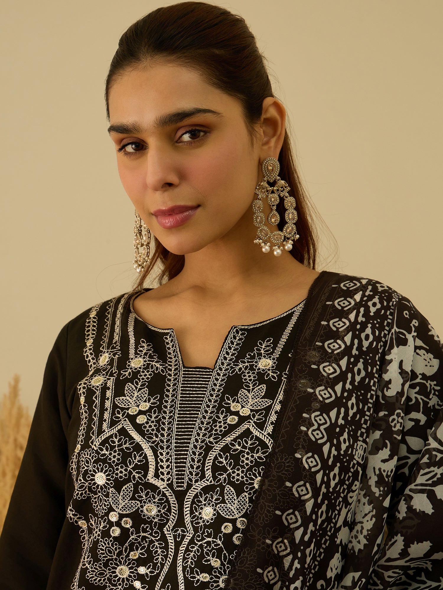 Mandira Silk Blend Organza with Embroidery Kurta and Pant & Dupatta