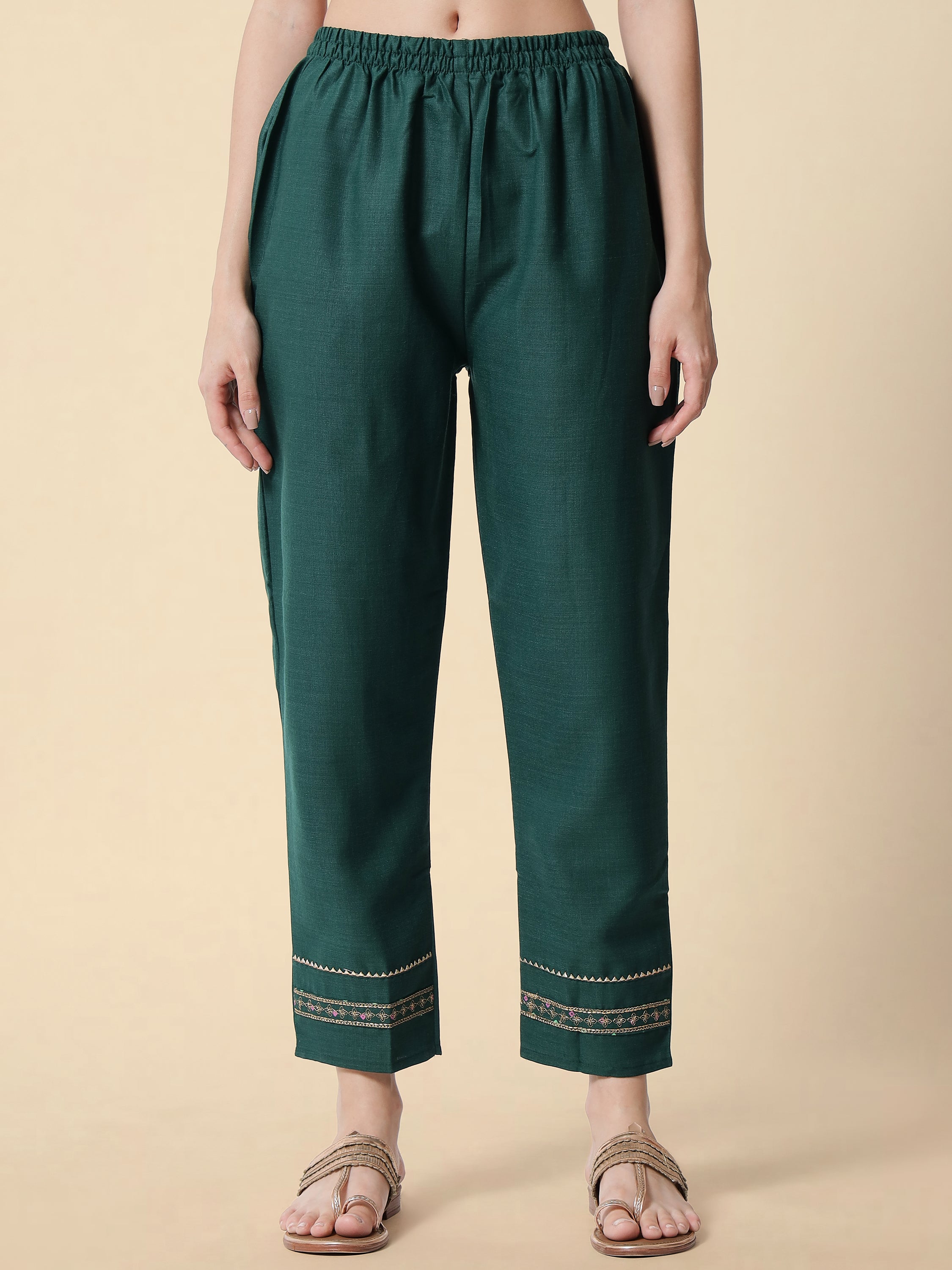 VredeVogel Embroidery Kurta Pant With Net Embroidery Dupatta