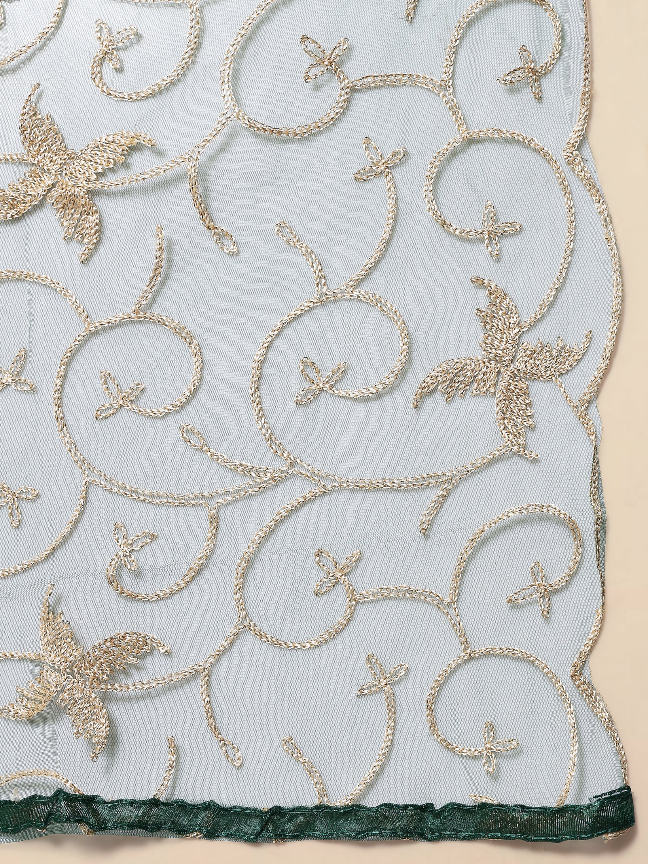 VredeVogel Embroidery Kurta Pant With Net Embroidery Dupatta