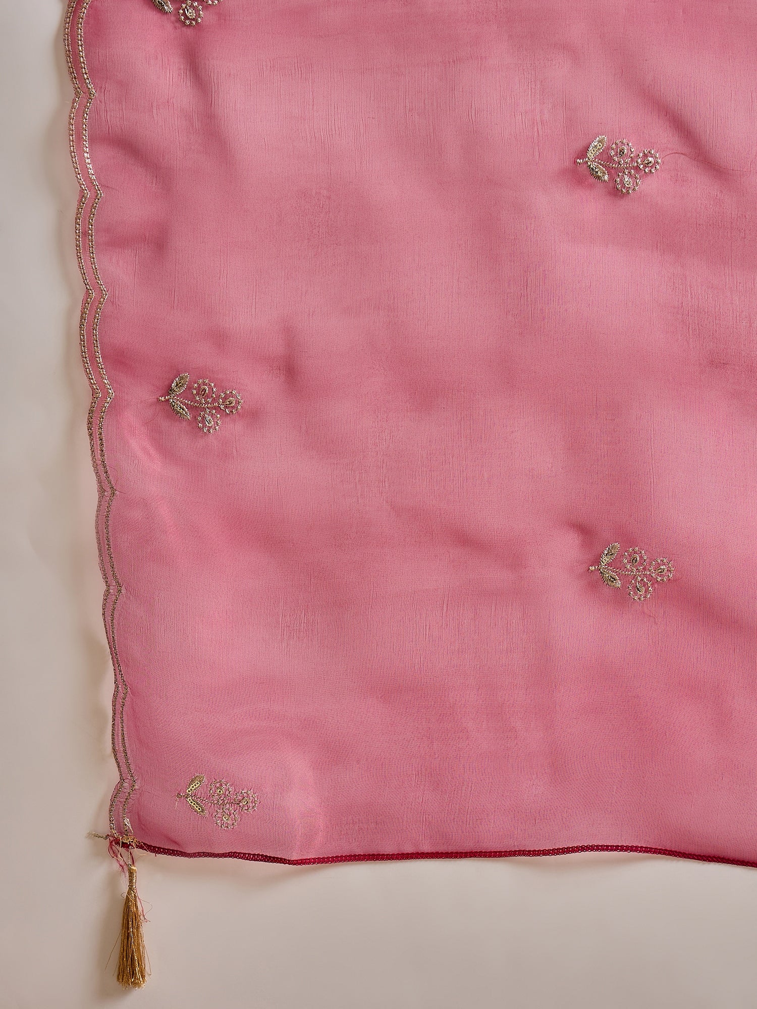 Riwaayat Women Kurta and Pant Dupatta Sets Silk Blend Fabrics with Embroidery