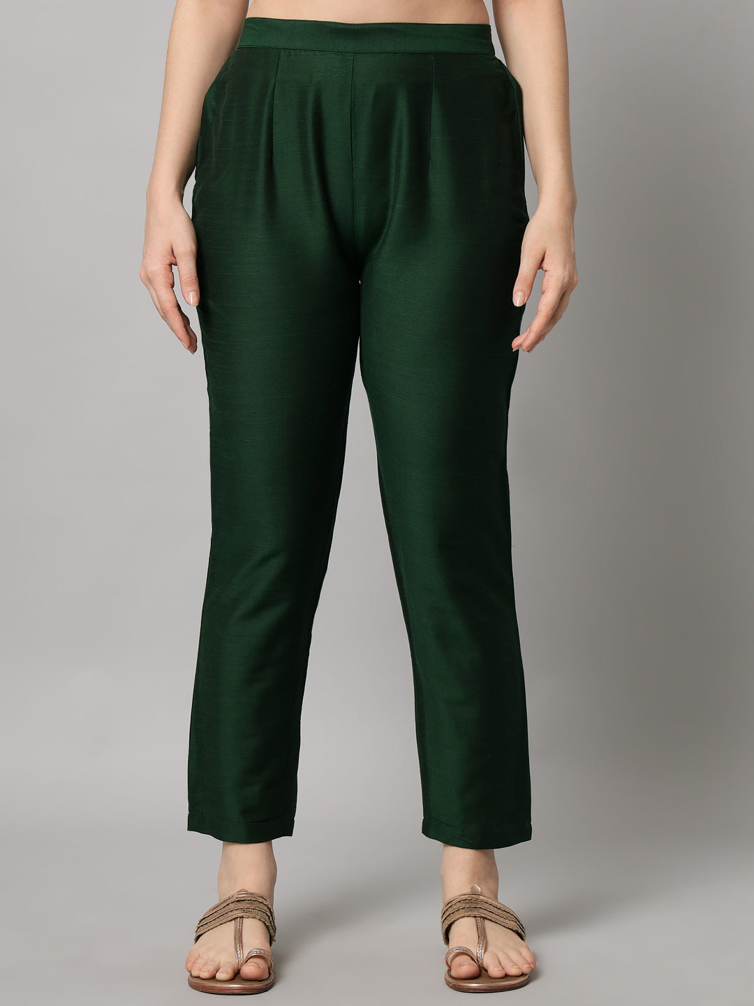 Gulnaar Blue Silk Blend Women’s Kurta & Trousers Set with Organza Dupatta – Elegant Ready to Wear Ethnic Outfit