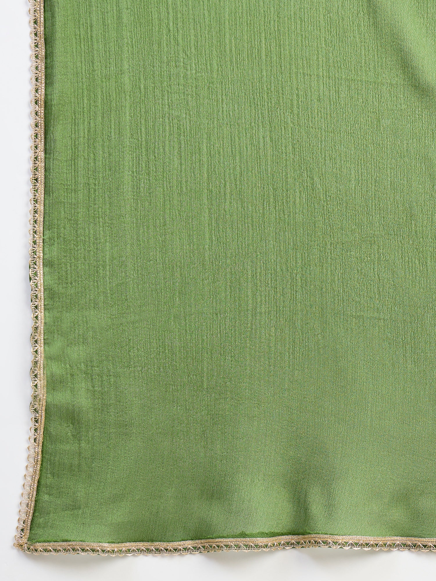 Aakar Light Green Women's Silk Blend Embroidery Kurta Pant Set with Dupatta