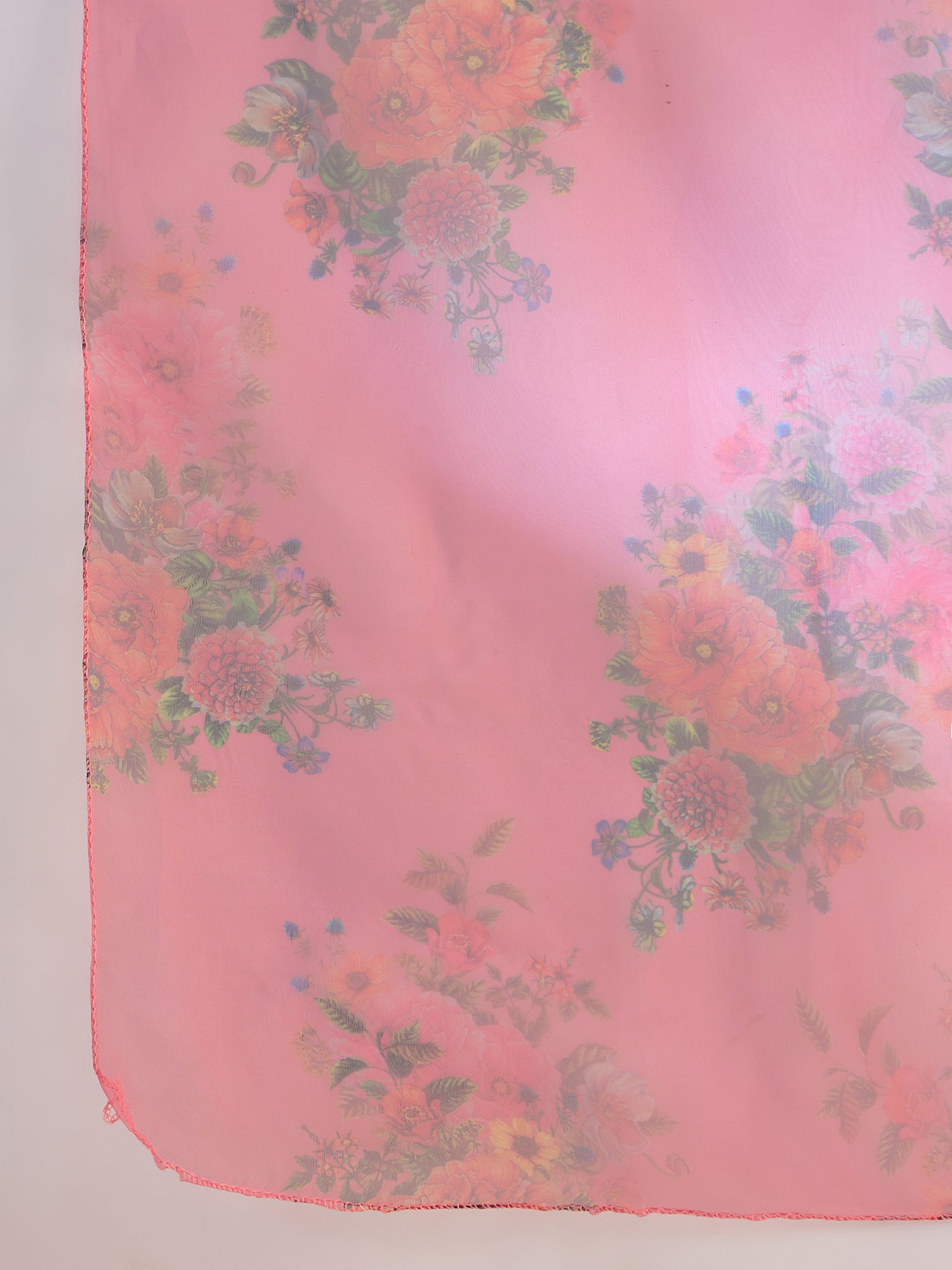 Rupika  Pink Women Kurta and Leggings Duppata Set Chanderi Modal Butti