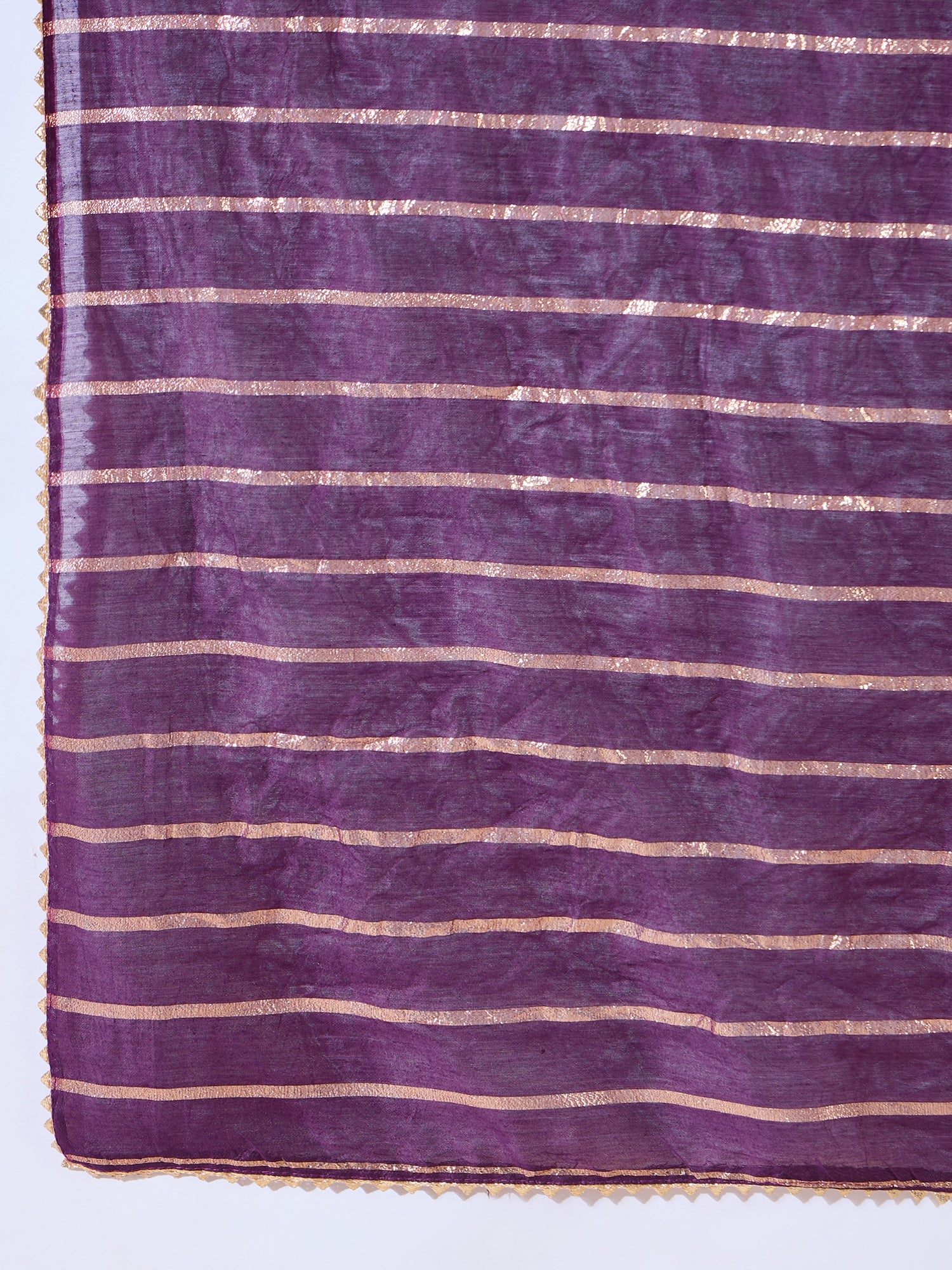 Zyra Purple Women Kurta and Pant Dupatta Sets Chanderi Silk Fabrics with Embroidery