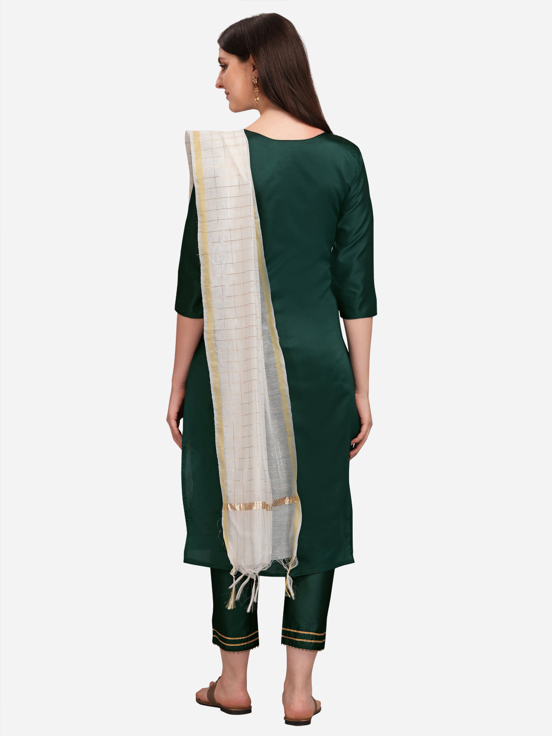 VredeVogel Cotton Silk Jacquard Kurta Pant With chanderi Silk dupatta Sets