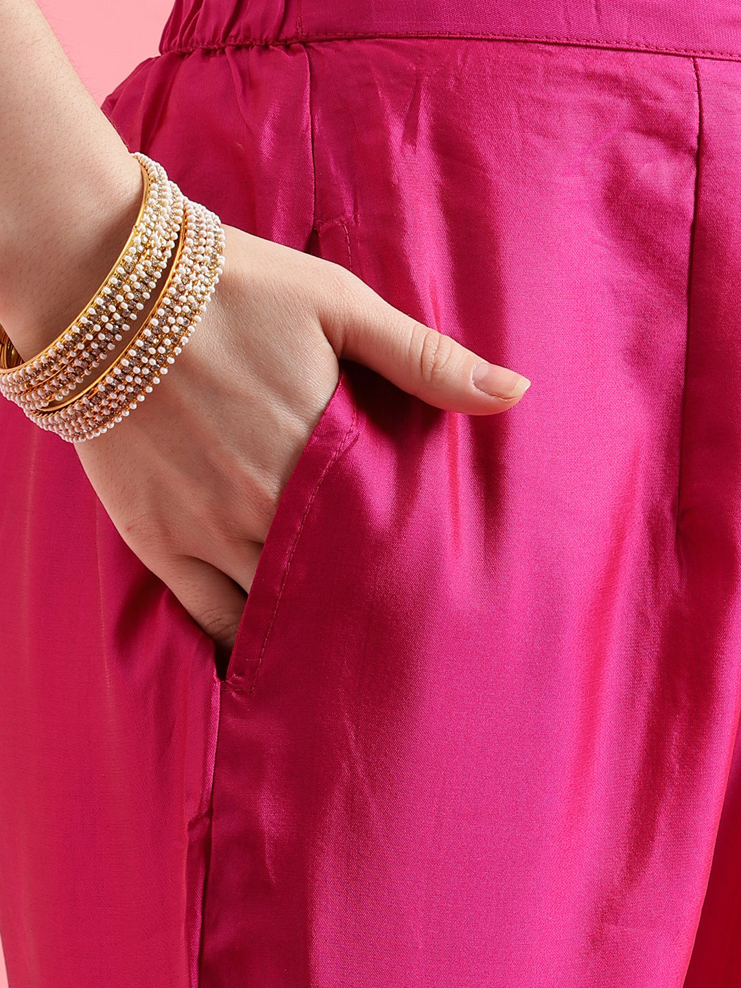 VredeVogel Cotton Silk Jacquard Kurta Pant With chanderi Silk dupatta Sets