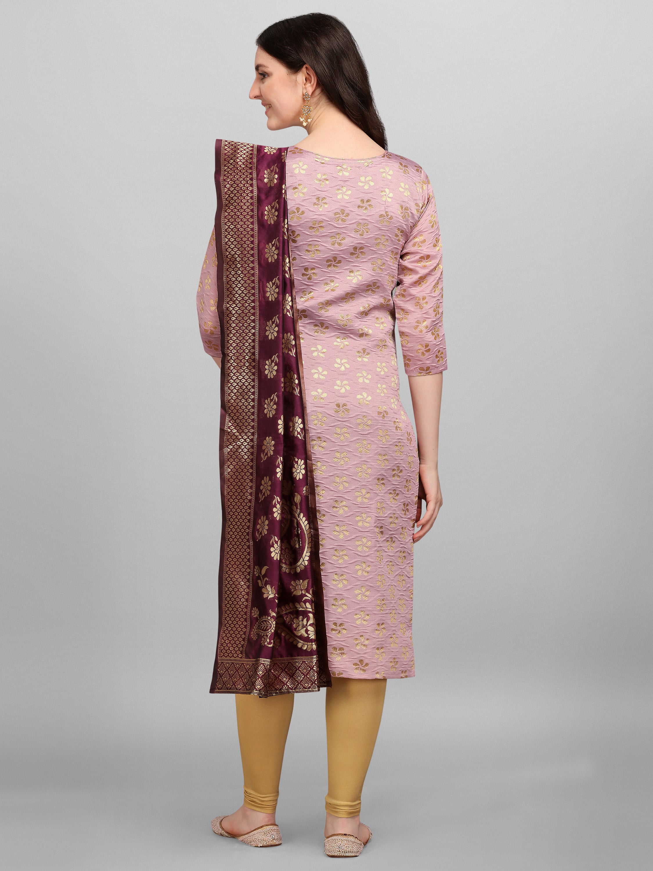 VredeVogel  Women Kurta and dupatta Set Cotton Blend