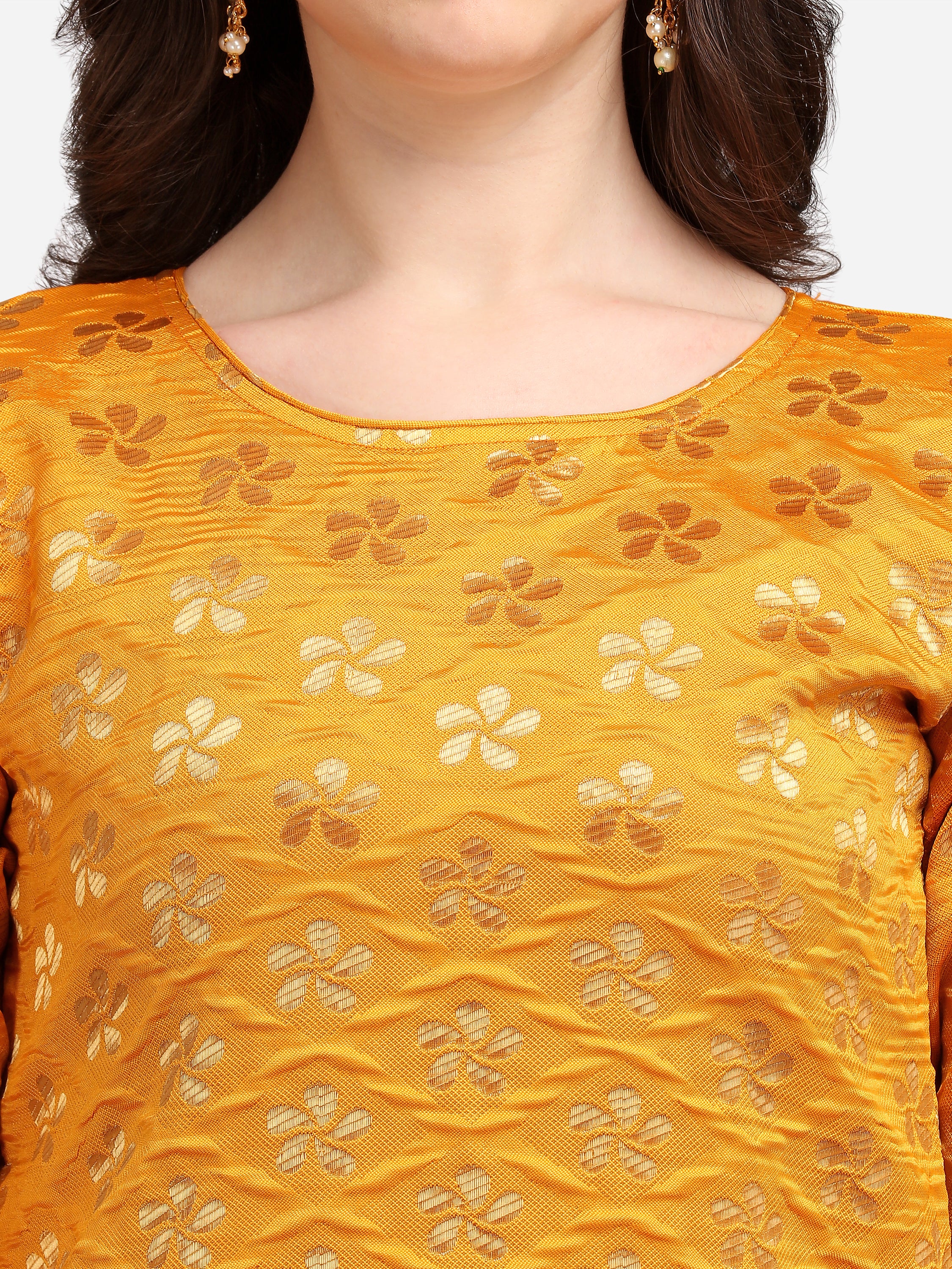 VredeVogel  Women Kurta and dupatta Set Cotton Blend
