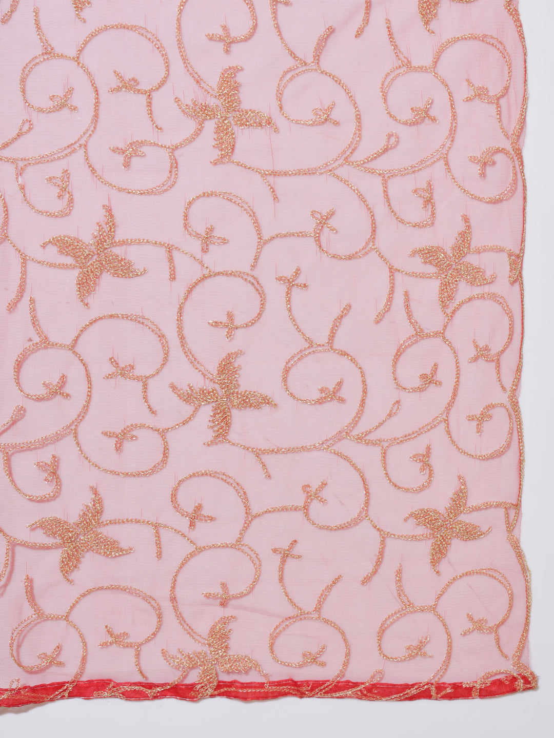 VredeVogel Embroidery Kurta Pant With Net Embroidery Dupatta