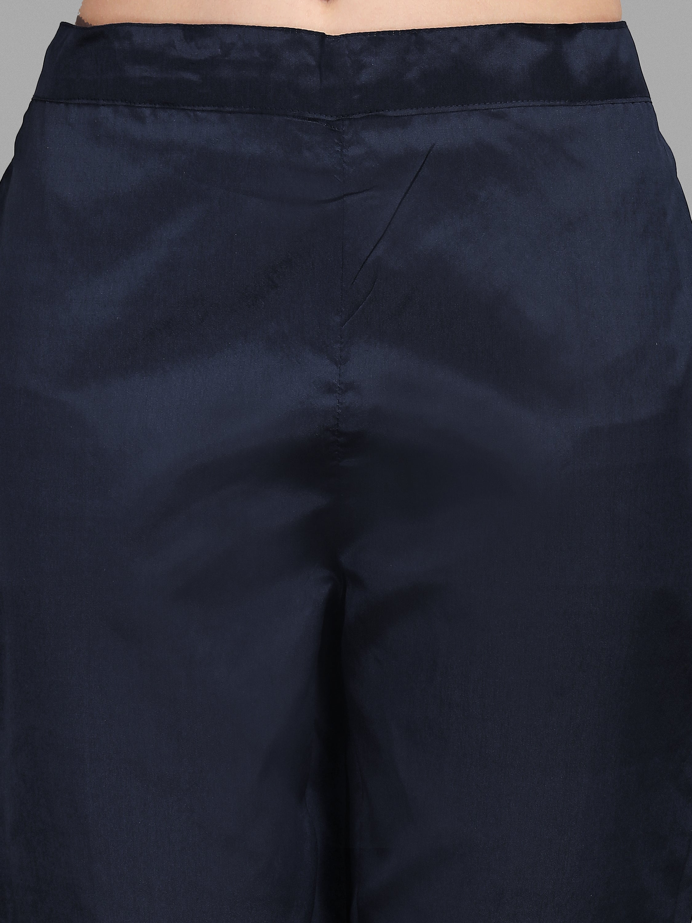 VredeVogel  Women Kurta and Trousers Pant Set Cotton Blend