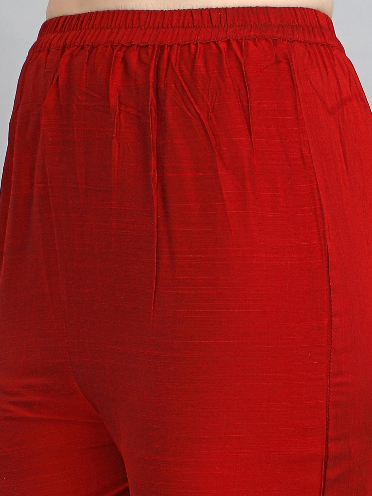 VredeVogel Women Plus Size Kurta and Trousers Pant Set Silk Blend