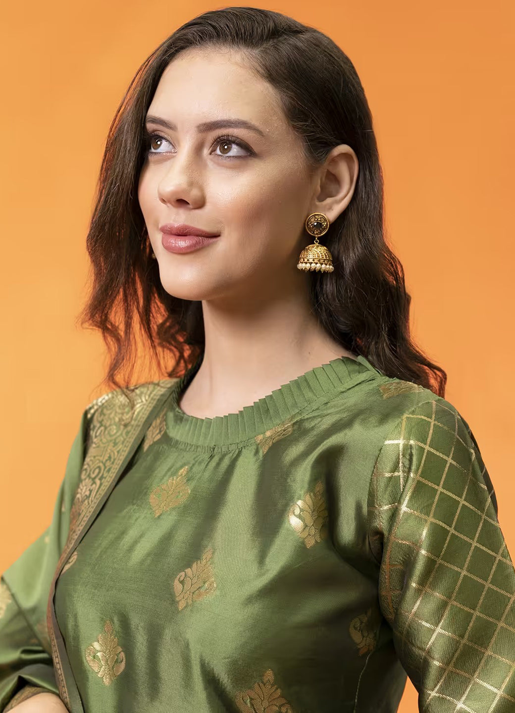 Lavanya Silk Jacquard Kurta & Banarasi Dupatta Set for Party Elegance