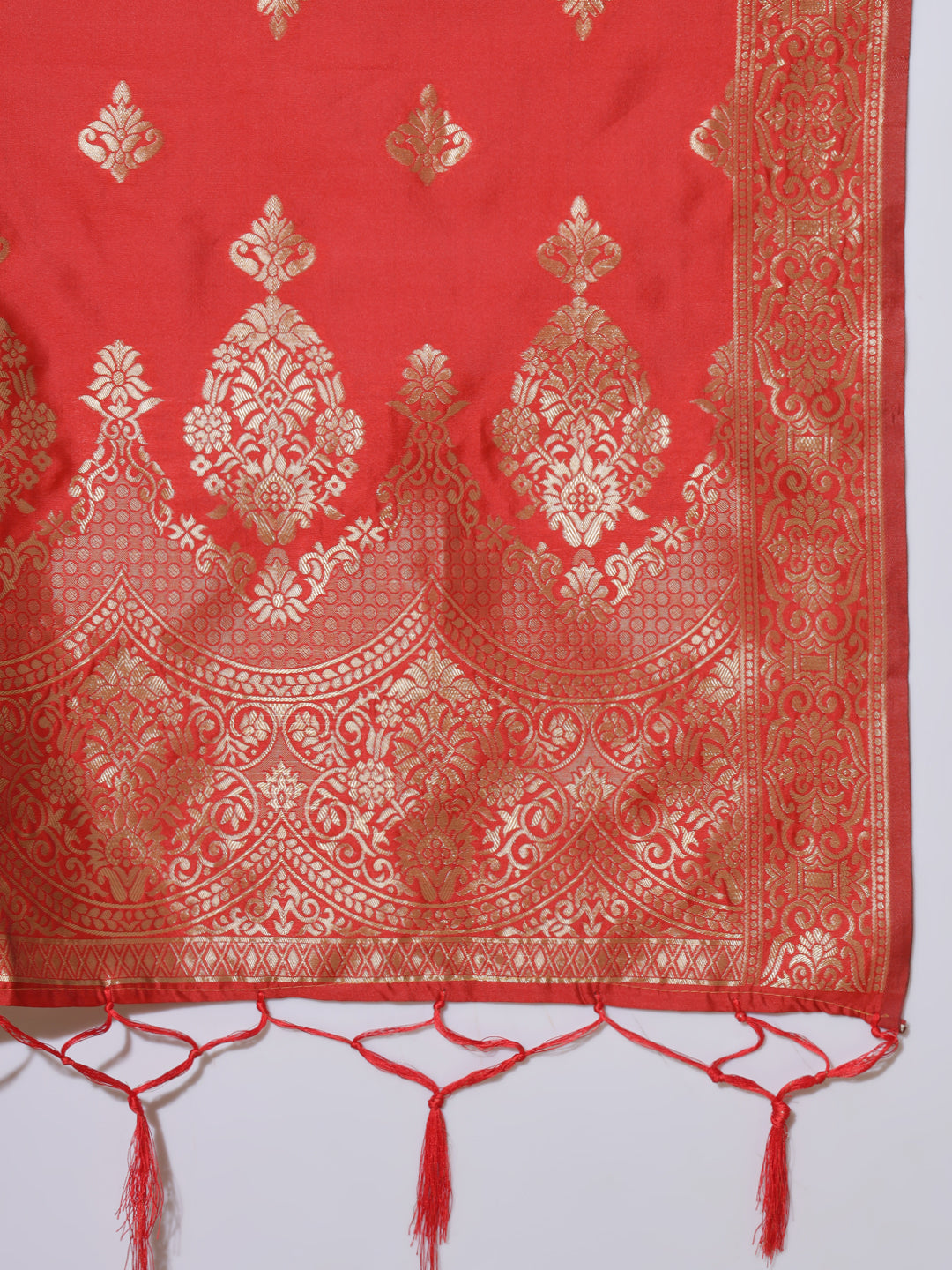 VredeVogel Cotton Silk Kurta and Pant Set with Banarasi Silk Dupatta