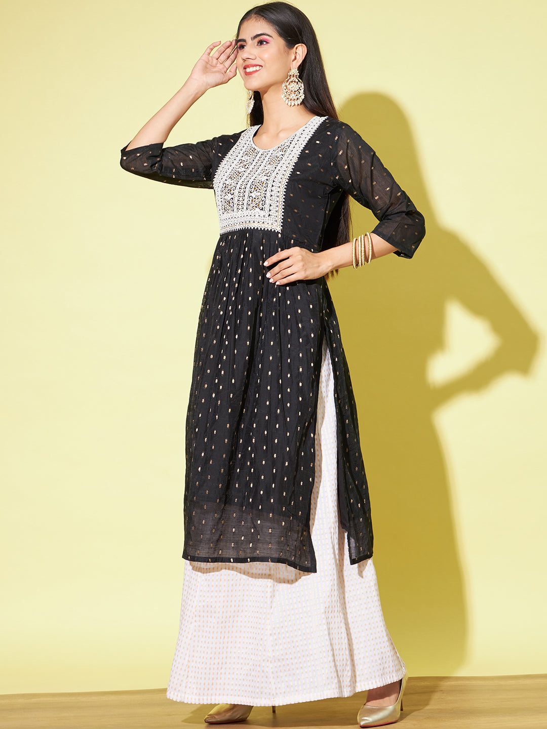 VredeVogel Women chanderi modal Butti
