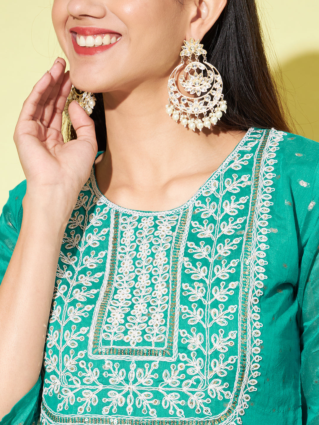 VredeVogel Women chanderi modal Butti