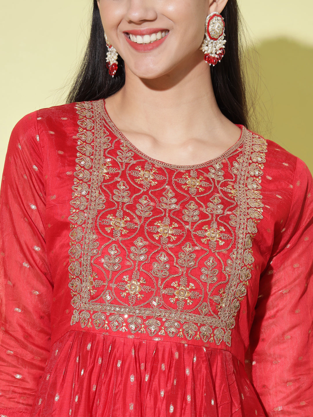 VredeVogel Women chanderi modal Butti