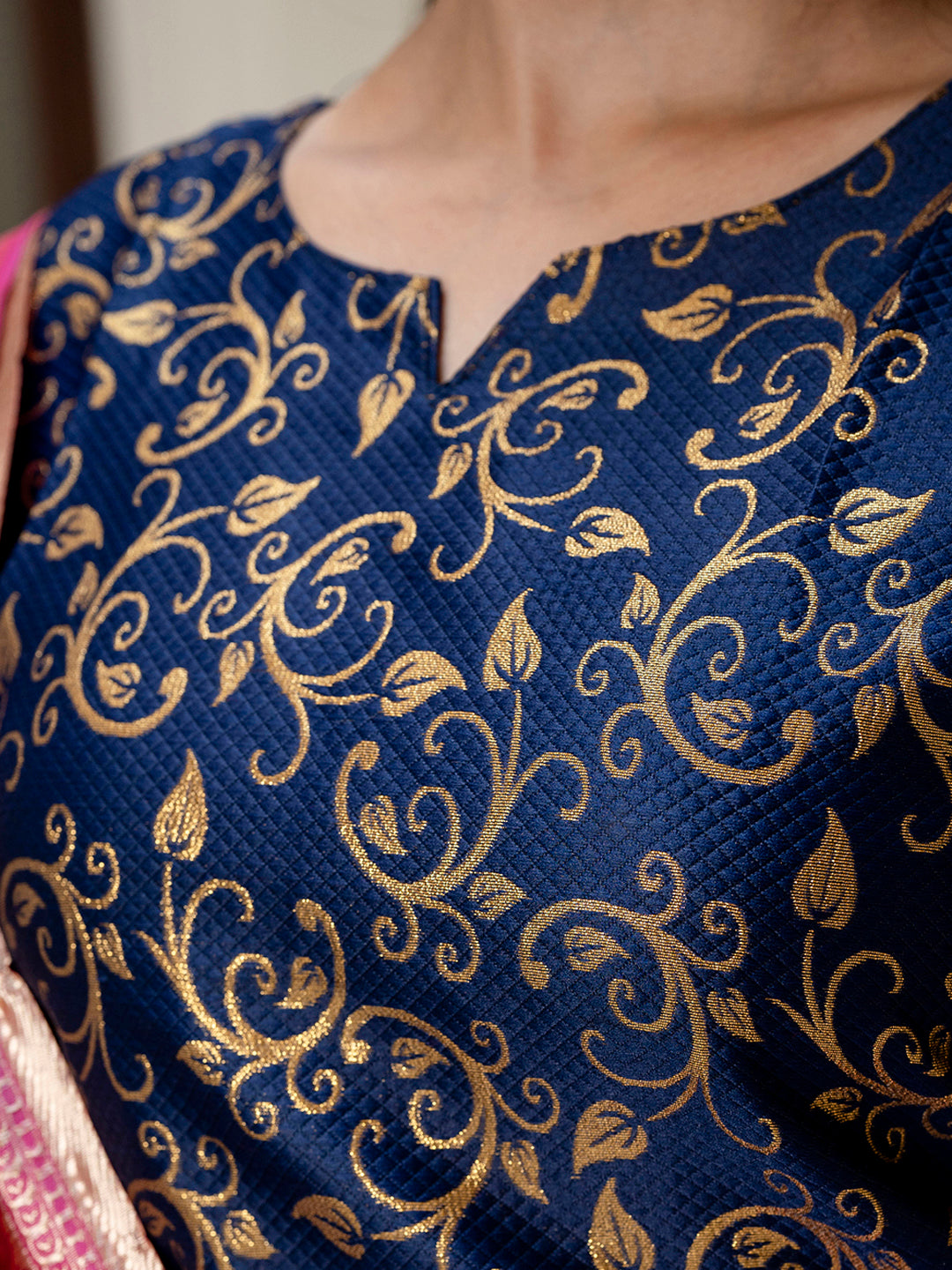 Kanishka Cotton Silk Jacquard Kurta Pant & Banarasi Dupatta Set – Elegant Party Wear Outfit