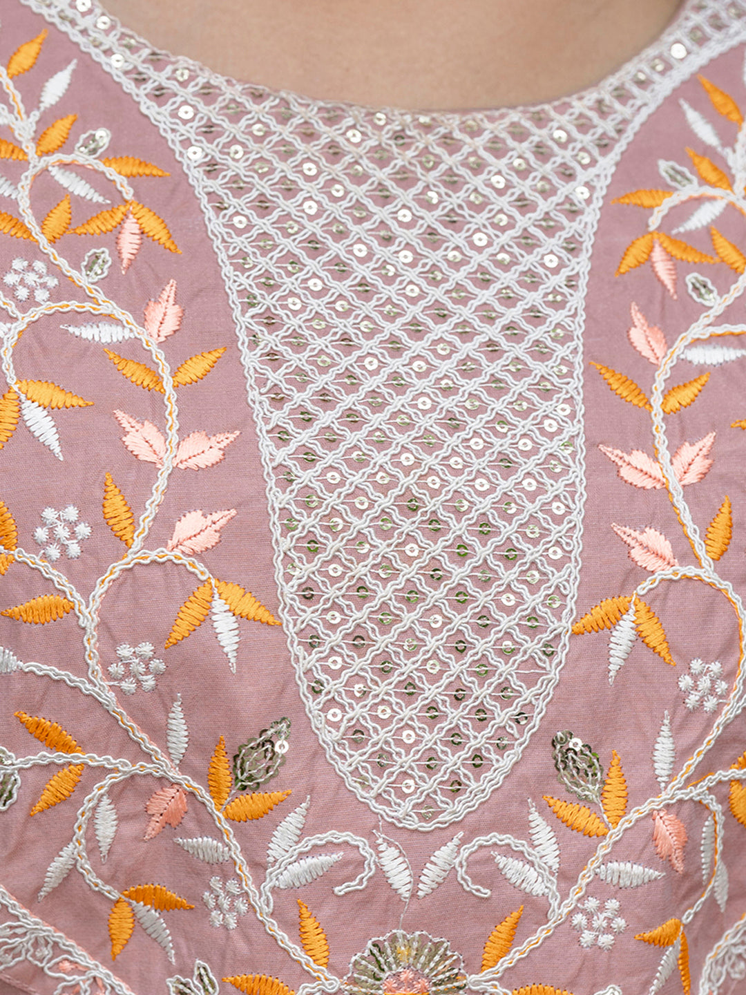 Varnika Chanderi Silk Kurta Set: Coding Embroidery, Party Wear Elegance