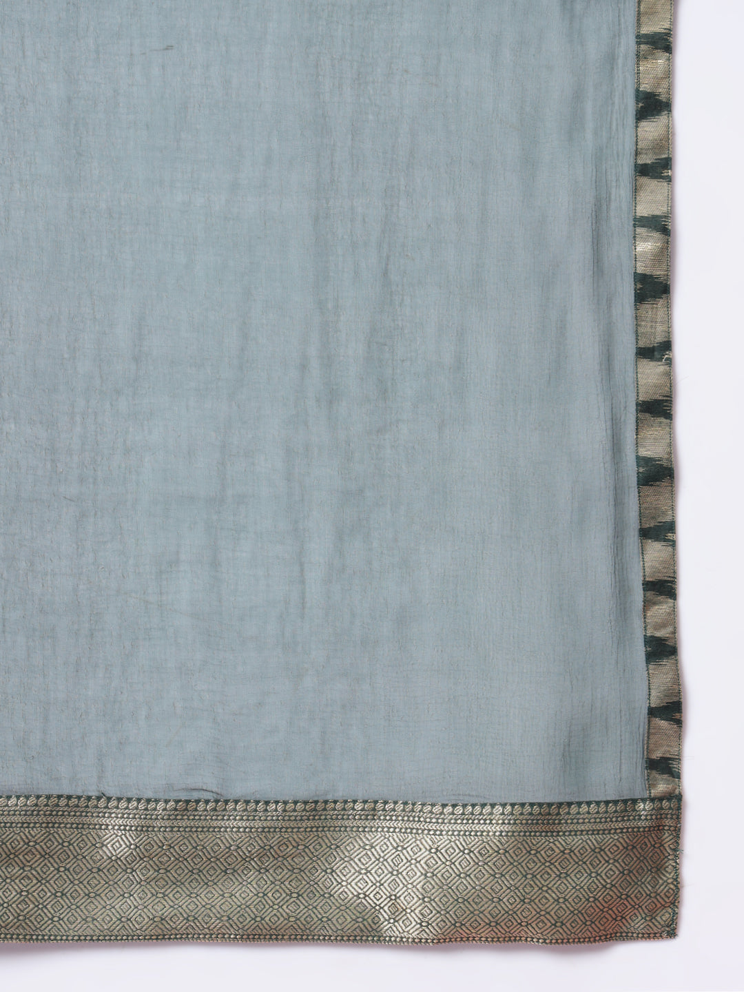 VredeVogel Flared Kurta and Trousers Pant Set Cotton Silk Blend