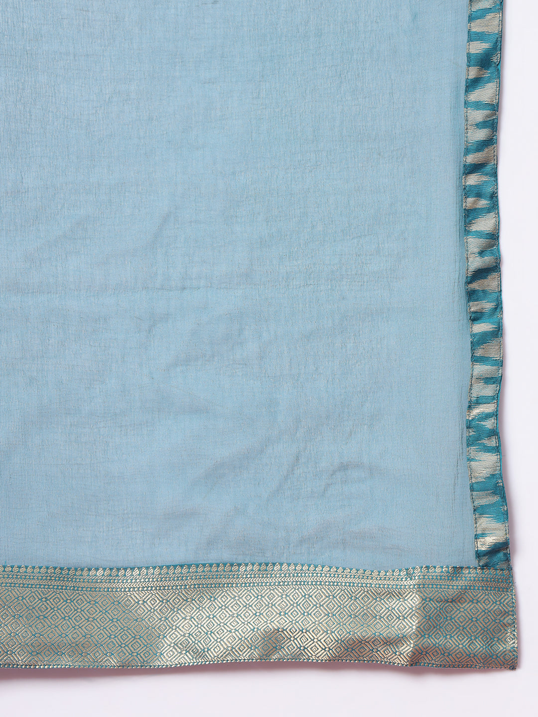 VredeVogel Flared Kurta and Trousers Pant Set Cotton Silk Blend
