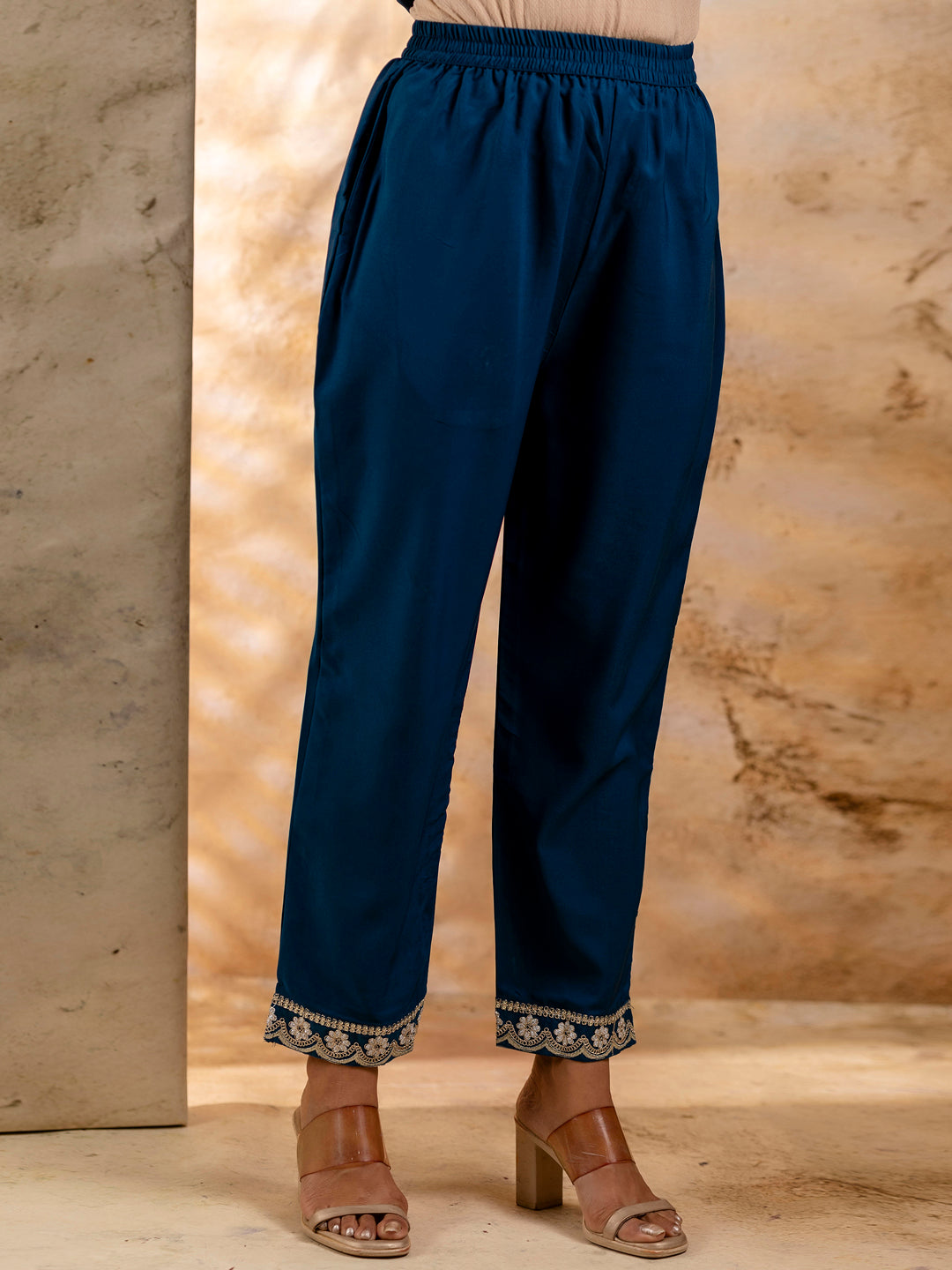 Chitta Chanderi Silk Blend Kurta Set