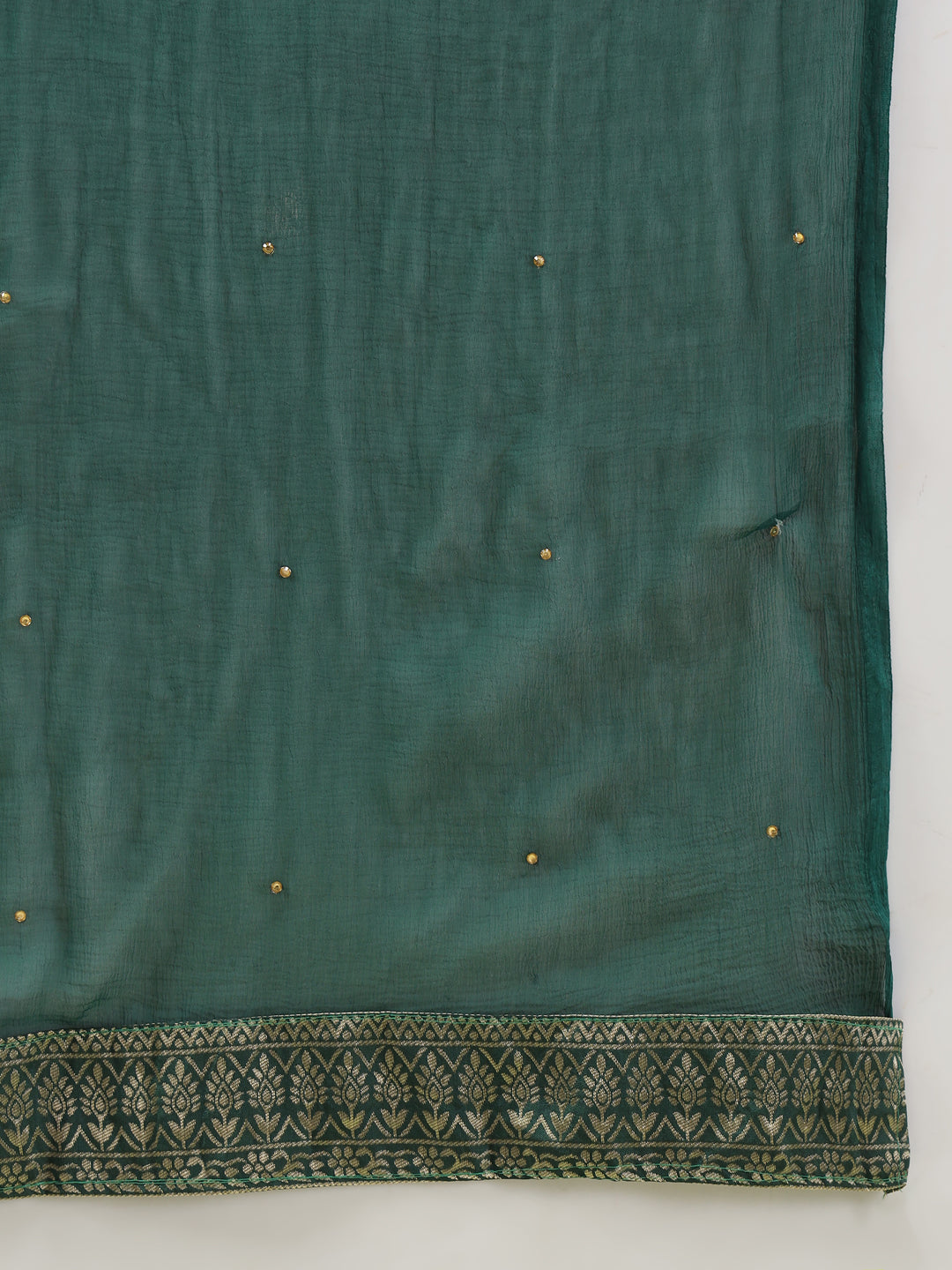 VredeVogel Women Cotton Silk Blend Kurta and Pant Sets with Handwork and Dupatta