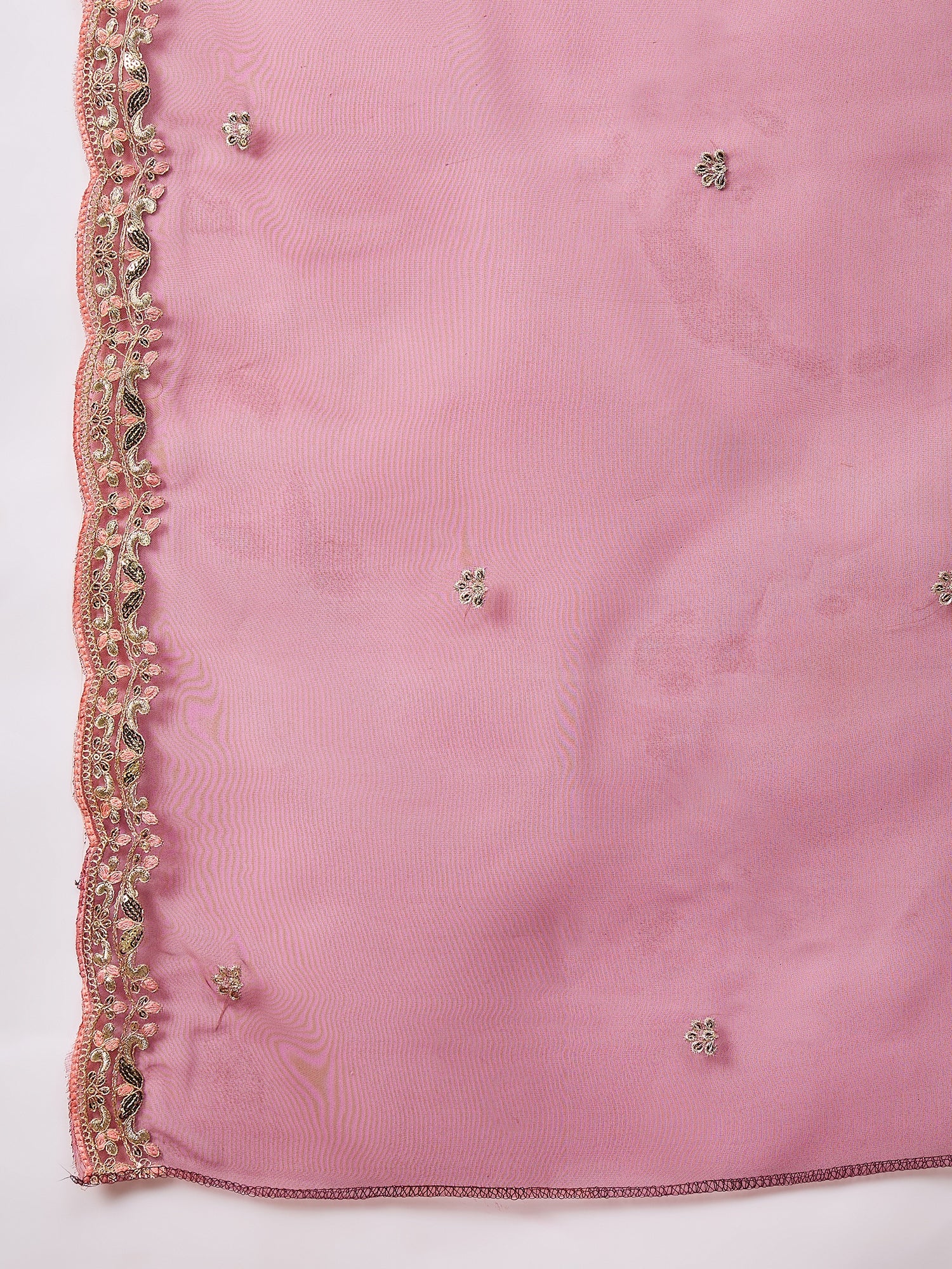 Roop Maroon Yoke Design Silk Blend Straight Suit With Dupatta