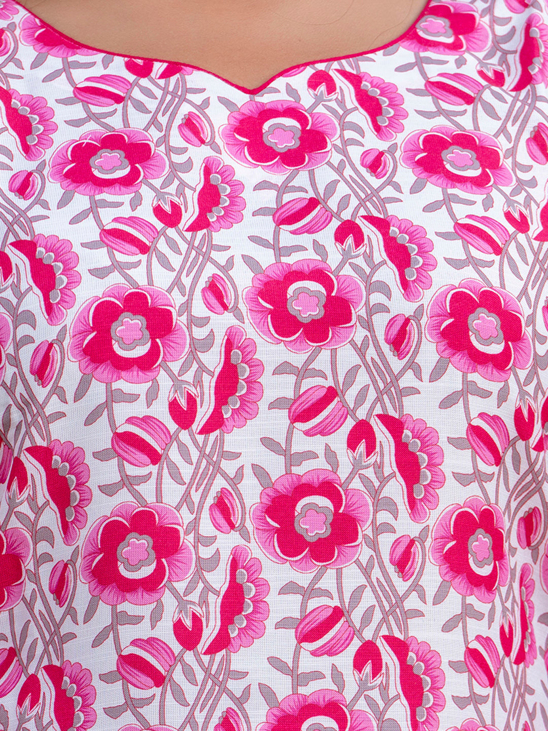 VredeVogel  Women Cotton Blend Kurta Pant Dupatta Set